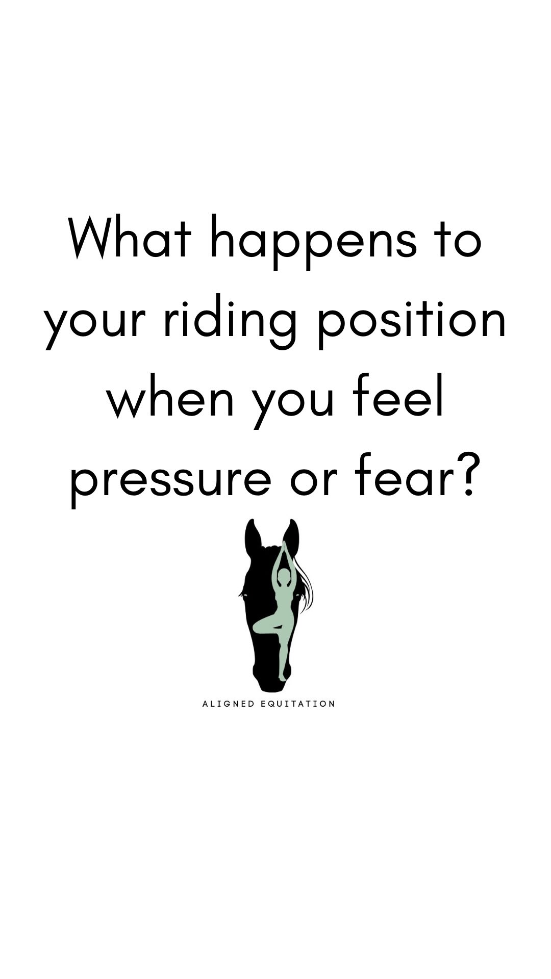 Some thing that effects EVERY . SINGLE . RIDER at some point in their riding.
Nerves don’t have to be fear 😧 your nervous system tips into the sympathetic whenever the body feels any sort of stressor, and once it tips into this system the above 👆 happens…
So all of the following and many other reasons can cause this to happen…
• lack of sleep
• hormonal imbalances
• pressure from coach
• pressure from work
• pressure from yourself
• irregular eating / not eating the right things
• fear
• fear of failure
• feeling unsafe - emotionally or physically
• not liking being watched
• yard politics causing stress
• worry about your horse
• family worry / stress
• financial worry
• pushing yourself to far out of your comfort zone
And so much more….
Learning to regulate your nervous system and manage your response cycle is part of the skill of riding…we’re not a sport that does well when our nervous system is deregulated or “up”, our bodies need to be regulated and calm to move in the way our horses need them too and for us to feel in the way we need them too.