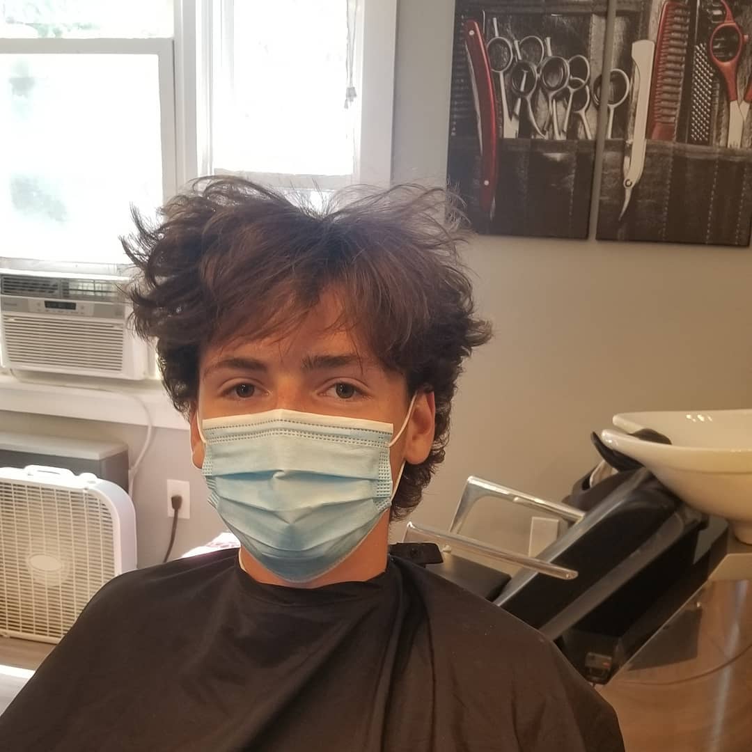 Wow what a difference!! Looking good and much cooler with a lot less hair!!😎