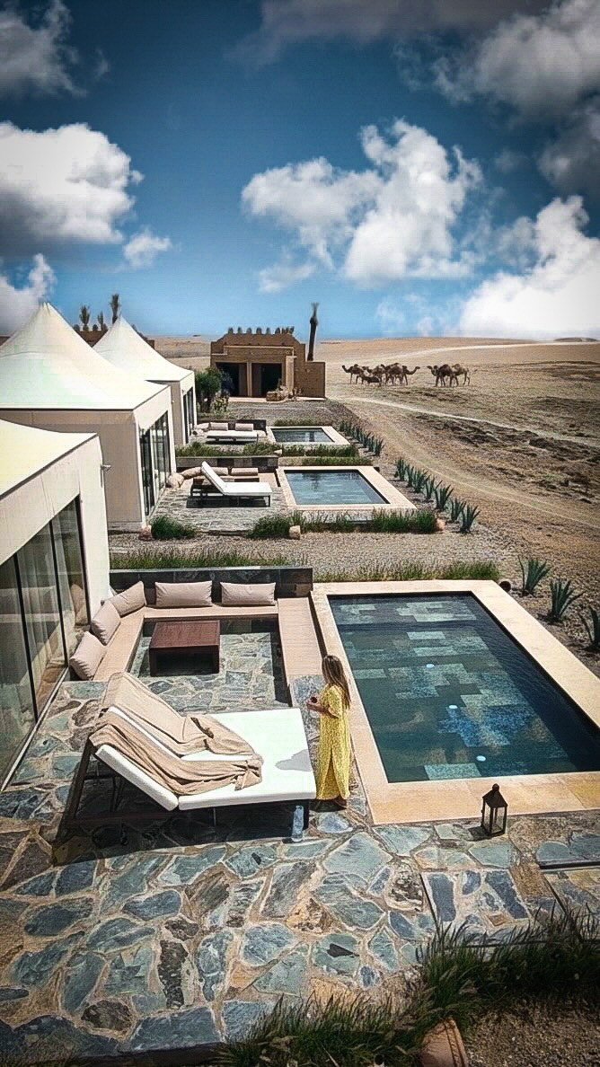 A pause before the pace 🐪🤍
The White Camel was exactly where we needed to be before stepping into the colour, energy, and rhythm of Marrakesh. One night of stillness, wide desert skies, and uninterrupted calm. It was a true digital detox from everyday noise 🧘🏼♀️
With no distractions, just silence, sunshine, space, and time to properly unwind, it felt like a full reset. Our luxury tent came with a private plunge pool, comfortable bed and stunning views of the desert and Atlas Mountains.
We also enjoyed fresh flavourful Moroccan food that was cooked in front of us, slowly and beautifully. The mint tea alone was so refreshing.
Only 45 minutes from the city, yet worlds in difference, it’s the perfect place to breathe, reset, and reconnect before heading into the buzz of Marrakesh. If you’re looking for somewhere unique, restorative, and quietly special to switch off, this is such a beautiful find.
We left feeling lighter, calmer, and completely recharged before we headed into the city and had the biggest shock entrance to Marrakesh but that’s a funny travel story for another post 😂🤍
📍White Camel, Agafay, Marrakesh
👉🏻 Follow @sammylouluxe for luxury trip inspo, unique stays and bucket-list experiences 🤍
#agafay #agafaydesert #marrakesh #uniquestays