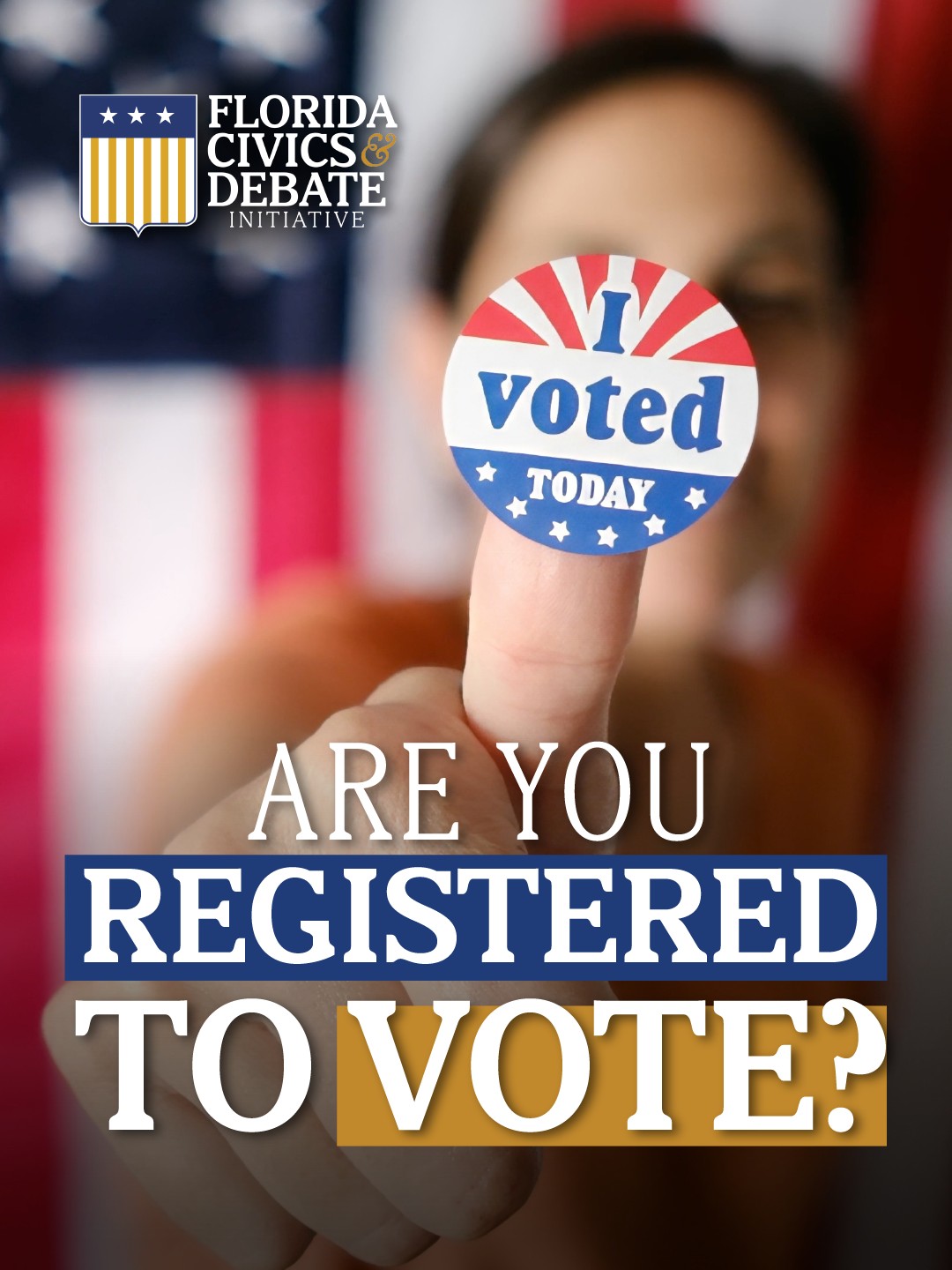 Did you know? In Florida, you can pre-register to vote at 16! You'll be automatically registered when you turn 18.
✅ Pre-register at 16 or 17
✅ Vote at 18
✅ Make your voice heard
Ready to register? Visit RegisterToVoteFlorida.gov