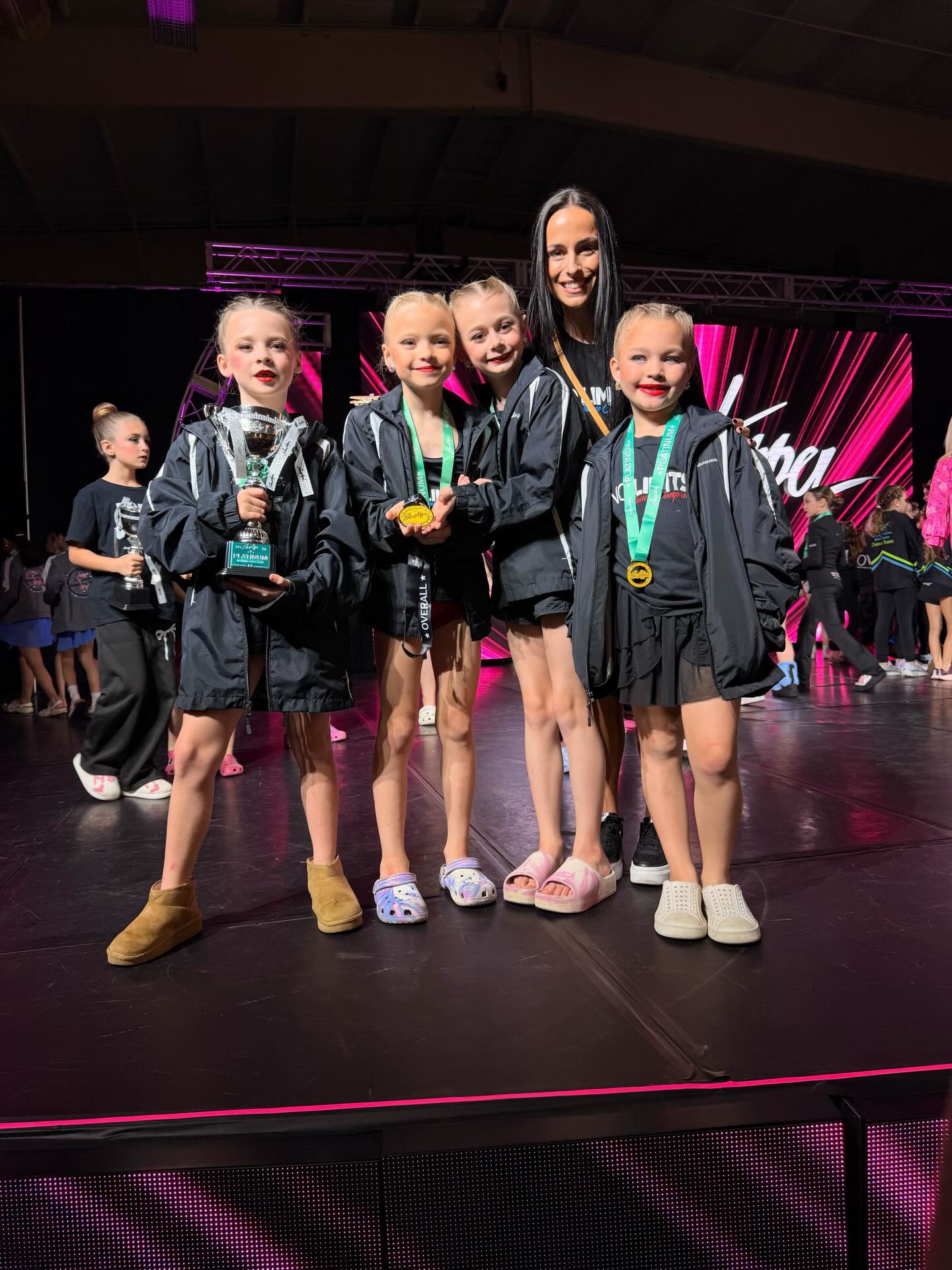 Having the best time with our teams @goshowstopper