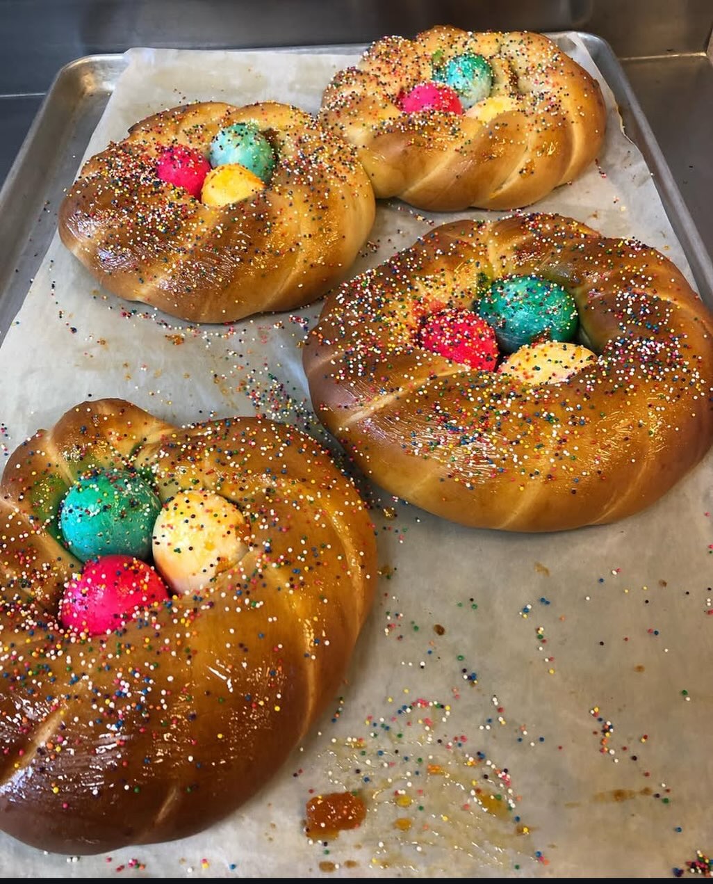 Easter traditions start here! ✨
Fresh Easter bread baked daily at Cino’s
Come get yours… don’t wait, these go fast!
#CinosHotBagels #easterbread #easter #longisland #oceansideny