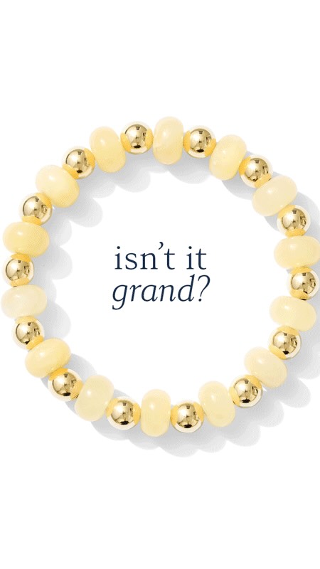 NEW GRAND BRACELETS just hit the site + Faire ⭐️💥✨
One of my favorite, timeless pieces, I just had to add some fresh colors for spring. Peep our new key lime jade, honey yellow jade, flower amazonite (the tonal pale blue/beige multi), rose quartz and more on kayliedawn.com.
…Did I say peep? 🐥… It must’ve been a Freudian slip, because the new pastel colors are perfect for your Easter baskets!
New jewelry | Easter basket ideas | Handmade & high-end | Faire wholesale