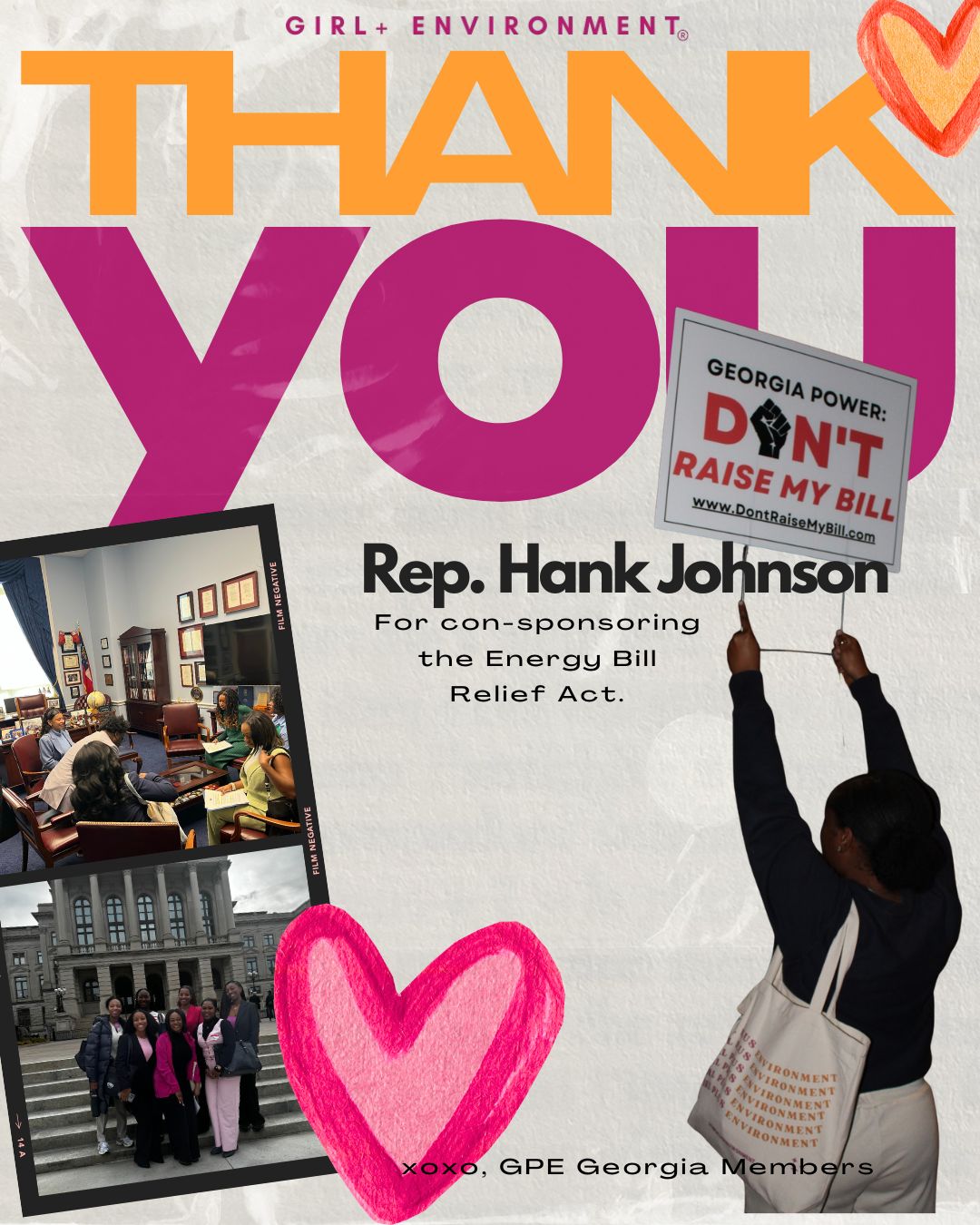 Thank you @rephankjohnson for cosponsoring the Energy Bills Relief Act to deliver affordable, clean energy to American families and protect our health and climate from pollution. It's giving "I care about the health and wellbeing of Georgians" and we love it! 🙂↔️
Electricity bills are up 13% in the last year. The #EnergyBillsReliefAct will restore incentives that make clean energy development a no-brainer, reduce harmful climate pollution, and put real money back in families’ pockets. Thank you to the leaders in Congress sponsoring this bill and for working to lower our energy bills. #cac #climateactionnow #EnergyBillsReliefAct
#EBRA
#CleanEnergyIsCheapEnergy
#LowerMyEnergyBill
#CleanEnergyDelivers