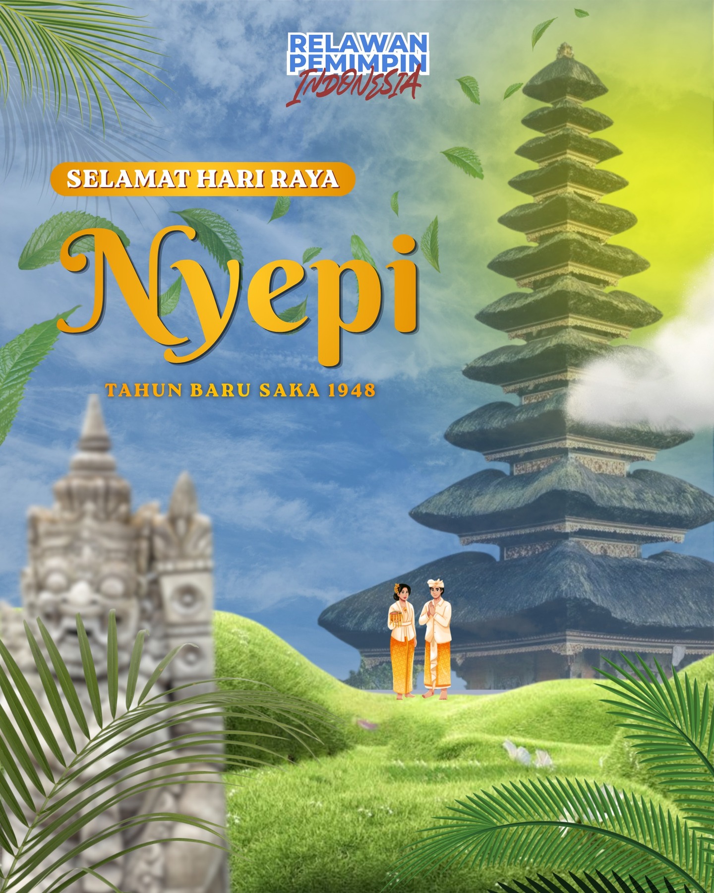 Keheningan adalah ruang tunggu bagi keputusan-keputusan besar. Di balik redupnya cahaya dan senyapnya raga, ada jiwa yang sedang memenangkan pertempurannya sendiri.
Selamat menjalankan Catur Brata Penyepian. Karena esensi dari kekuatan bukanlah tentang seberapa keras kita bersuara, melainkan seberapa kokoh kita tetap tegak dalam sunyi.
#Nyepi #RelawanPemimpinIndonesia #CaturBrataPenyepian #RahajengRahinaNyepi