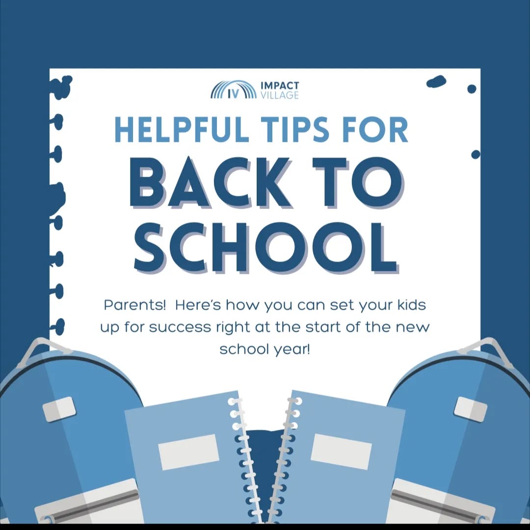 If the back-to-school season feels overwhelming to you, here are a few things that might help you (swipe thru)!
There are people around you that are there to help, so use them when you can. If you don't have a community of support, build one! Start with your child's teachers, who see them for the majority of the day during the school year.
Connect them with other professionals who are familiar with your child -- who know their personality, skillset, and goals. Voice your concerns and ideas so that you're all working together.
A great way to set your kids up for success is to set yourself up for success. We hope this helps get you started.
For more information about joining our village as a client, visit our website (www.impactvillage.ca) or email info@impactvillage.ca.