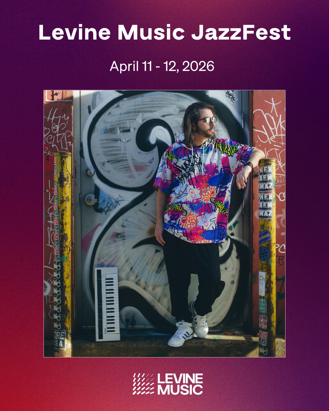 DC Jazz Festival Education and JazzDC are proud to partner with Levine Music at its annual Levine Music JazzFest featuring Join José Luiz Martins Quartet, winner of the D2025 DCJazzPrix.
Join us April 11–12 at Levine’s DC Campus: NW for performances, learning opportunities, and a chance to connect with fellow jazz musicians and fans. Learn more and RSVP (all events are free!) at https://www.levinemusic.org/performance/jazzfest/.