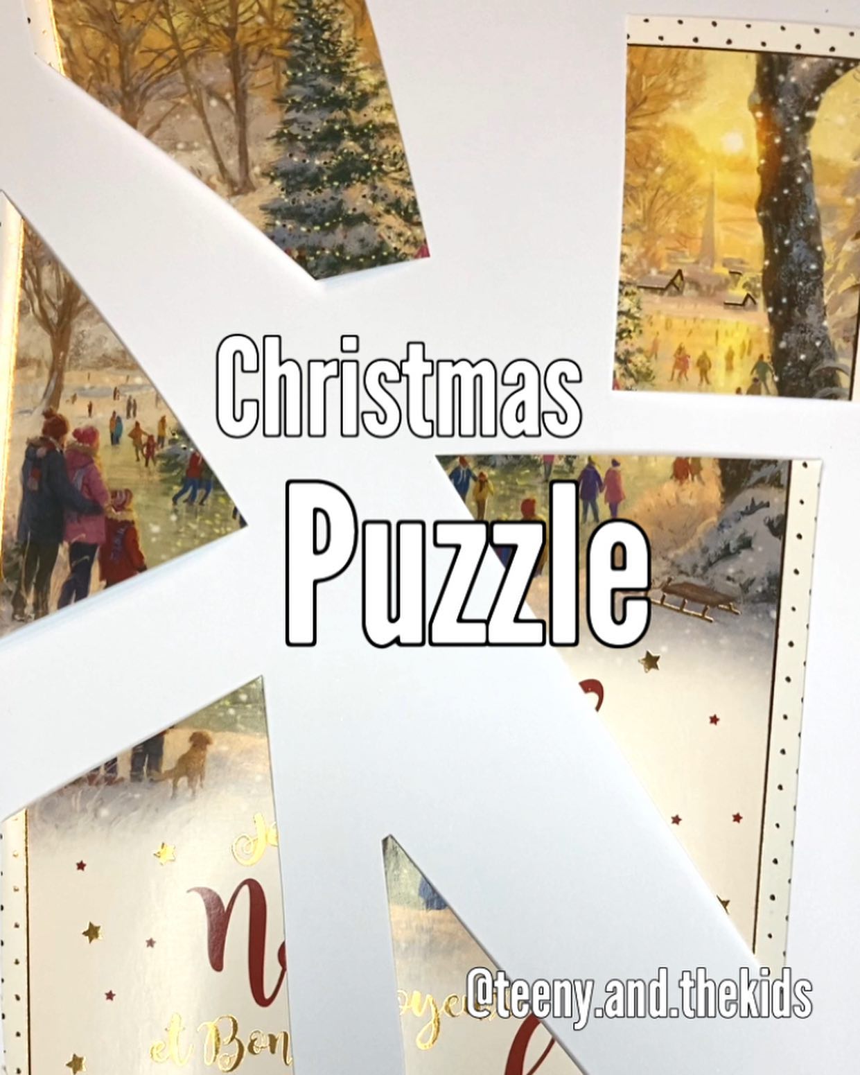 𝗖𝗵𝗿𝗶𝘀𝘁𝗺𝗮𝘀 𝗣𝘂𝘇𝘇𝗹𝗲 🧩🎄
This has to be THE simplest craft / game (distraction!) we’ve ever made. 😱💪🏼
And it kept the princess busy for enough time to drink my brew (warm!)☕️🙌🏻🔥
❔Do you have any cards that missed the recycling last year?
❔Or a spare one going in this year’s pack? 💌
If you’ve more time, you can stick the card on cardboard and chop ✂️📦
But this version still does the job! 🤩💡(And takes 10 seconds✂️)
Let me know if you have a go! 😁🎄
.
.
Card from @action.france
.
.
#christmascrafts #puzzle #christmaspuzzle #kidscrafts101 #learningthroughplay #ourupcycledplay
#getcreativewith #mylittlestemists #createrecyclereuse #recyclerpourjouer #recyclemeplay #completementcraft #bastelnmitkindern #cardboardcrafts #pedagogiealternative #powerofplay #fantasyhasreallynolimits #prek #diychallengederwoche #funbudgetplay #creativityfound #recycleandplay #ourtwinkingstars #invitationtoplay #recyclereuse #earlyyearsideas #diyplayideas #manualidadesparaniños #heycraftykids #occuperlesenfants