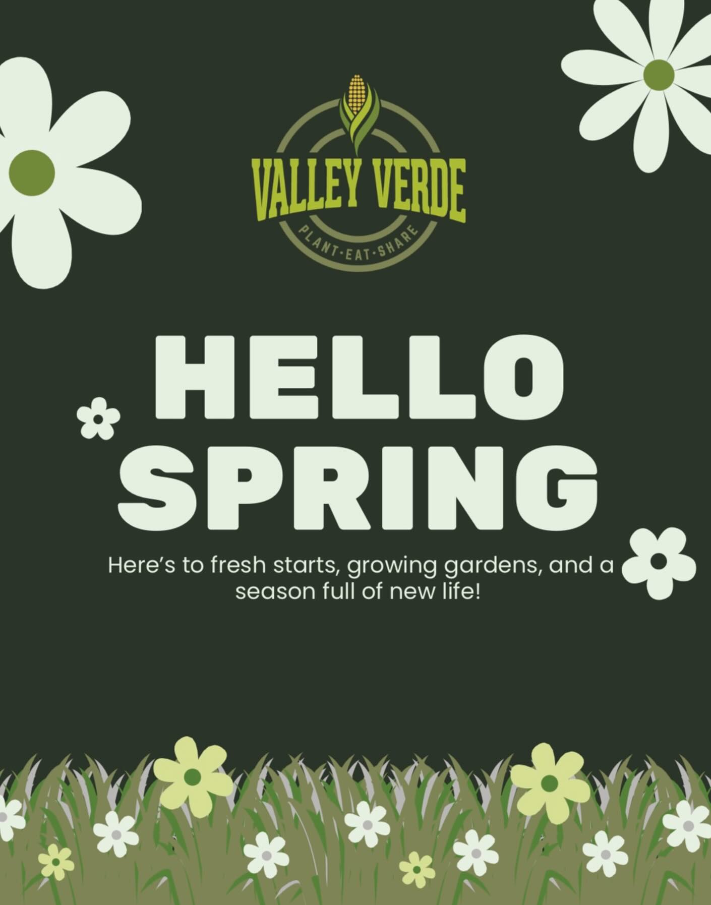 Happy first day of spring from Valley Verde 🌸🌿
Spring is a time for growth, fresh starts, and coming together. We’re proud to continue creating and caring for spaces where our community can plant, grow, and thrive 🌱🌼
#FirstDayOfSpring #SpringVibes #Community #Gardening #GardenLife