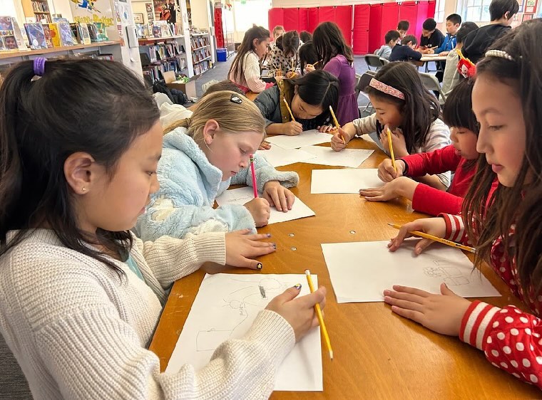 Last Wednesday, the team ran sessions at three schools in SF! These are some great photos from our presentation at Chinese American International School (CAIS), led by the Proof and Bay teams. During the session, they challenged students to draw and diagram their own plant to protect the environment.