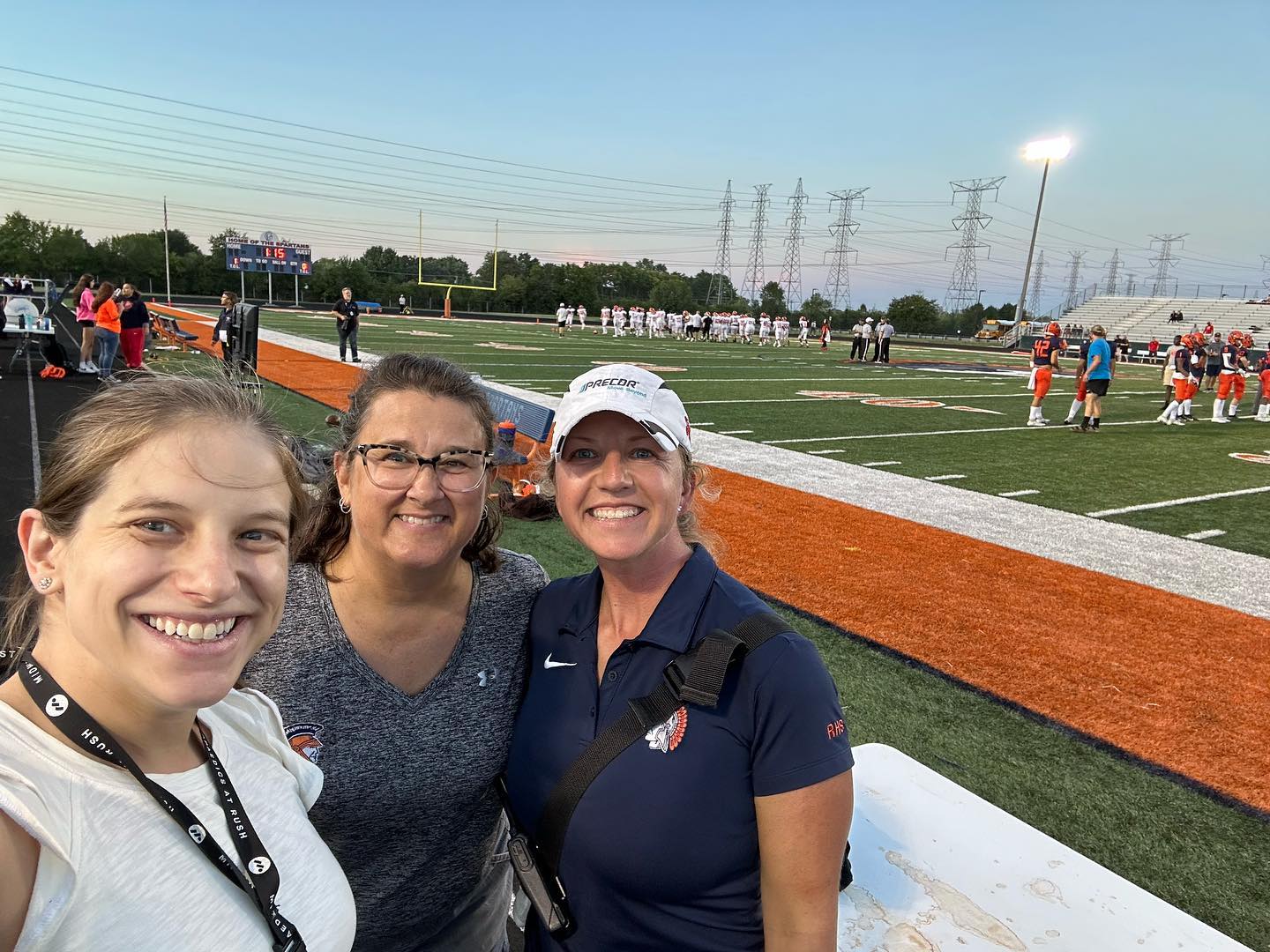 First Romeoville High school home football game of 2023 is in the books. It was a close loss for the team but they were well supported by 2 awesome ATCs and @mor_docs on the sidelines