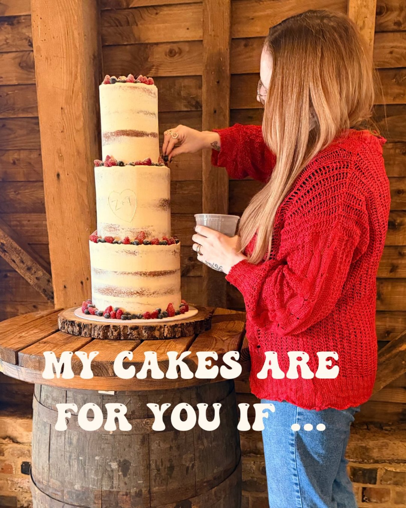 We could be a perfect fit for each other if … 👀
You have dietary requirements and you don’t want to compromise. On taste, your health, having exactly what you want or your values
You think that Pinterest is inspiration rather than a shopping list. You want a cake that feels designed for your day, your space, and your energy, not a copy of something someone else had last summer.
You genuinely love cake. I don’t want you to order something because it’s what you think you have to do or should do. You see the cake as a part of the celebration and not just a tick box exercise.
Cake is part of the experience, the photos, and the memories, because the right cake does more than feed people, it sets the tone for your celebration
You get excited about picking your cake flavours and tasters and think these are gonna be talked about weeks later, because chocolate should taste deep and indulgent, lemon should be sharp and fresh, and nothing should ever be described as “just fine”.
If that sounds like you I wanna hear all your ideas, click the link in my bio or send me a DM and let’s talk about all things cake 🍰😍