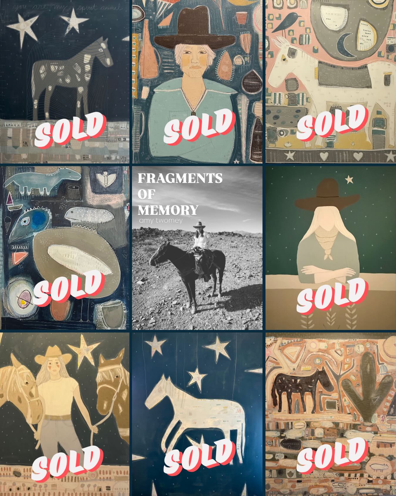 Tomorrow is the last day to see my solo show “Fragments of Memory” at @fortworksart in Fort Worth, Texas.
Thank you for all of your support and encouragement throughout this show—it has meant more to me than I can put into words. I’m so happy these paintings have all found new homes.
If you’ve been meaning to stop by, tomorrow is your last chance to see what’s left. 🐎