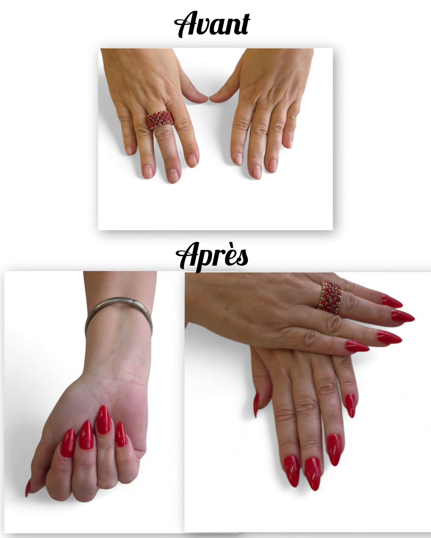 ✨ Avant / Après ✨
On adore voir la transformation 😍
D’un ongle naturel à une pose de capsules américaines parfaite 💅
✔️ Longueur élégante
✔️ Forme harmonieuse
✔️ Finition nette et brillante
Le résultat ? Des mains sublimées en un instant ✨
Et vous, vous êtes plutôt team naturel ou capsules ? 💖
📍 Prenez rendez-vous et laissez-vous tenter par la transformation !
☎️ 06 98 05 69 31
Ouvert de 9h à 18h sur rendez-vous
Du lundi au samedi
#Ongles #CapsulesAmericaines #AvantApres #NailArt #BeautéDesMains