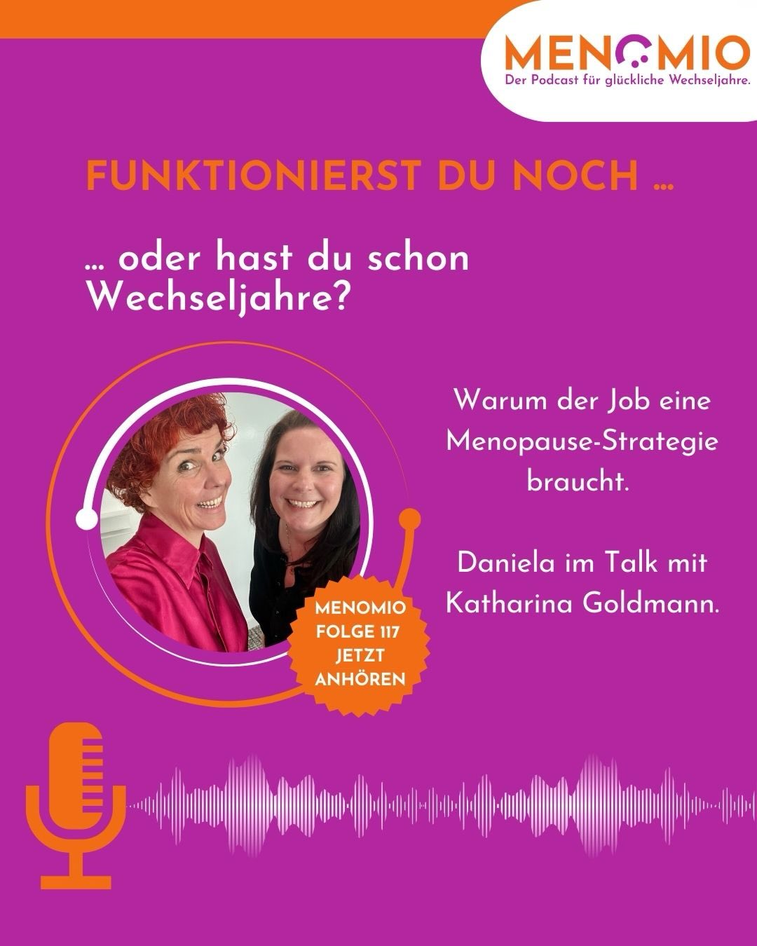 Funktionierst du noch – oder kämpfst du schon? 🫣
Die meisten sprechen es nicht aus.
Aber fast alle spüren es – jeden Tag.
Wechseljahre im Job sind für Millionen Frauen Realität – und trotzdem wird geschwiegen.
Aus Angst.
Vor Bewertung.
Vor dem Stempel „nicht mehr leistungsfähig“.
👉 Genau das ist das Problem.
Denn Wechseljahre sind keine Privatsache, die man nach Feierabend löst.
Sie betreffen Teams. Führungskräfte. Unternehmen.
Und ja: unsere gesamte Wirtschaft.
Was mich in dieser Podcastfolge besonders bewegt hat:
Es braucht nicht erst Leidensdruck, um etwas zu verändern.
Katharina Goldmann von @astellas_pharma_germany steht noch ganz am Anfang ihrer Perimenopause, „in between“, wie es @dr.med.judith_bildau nennt – und treibt das Thema trotzdem (oder gerade deshalb!) im Unternehmen voran.
💡 Das ist der Shift:
Nicht warten.
Nicht den Kopf in den Sand stecken.
👉 Sondern anfangen.
In dieser Folge erfährst du:
✨ Warum Wechseljahre im Job uns alle betreffen
✨ Warum Leistung sich verändert – aber nicht verschwindet
✨ Was Unternehmen wirklich brauchen (Spoiler: kein Obstkorb!)
✨ Wie echter Kulturwandel ohne Perfektionsanspruch beginnt
🎧 Jetzt reinhören – überall, wo’s Podcasts gibt!
Ich bin neugierig:
Wird bei euch im Unternehmen schon darüber gesprochen?
Oder ist es noch das „große Schweigen“?
💬 Und wenn du das Thema bei euch anstoßen willst:
Schreib mir. Ich zeig dir, wie ein erster Schritt aussehen kann.