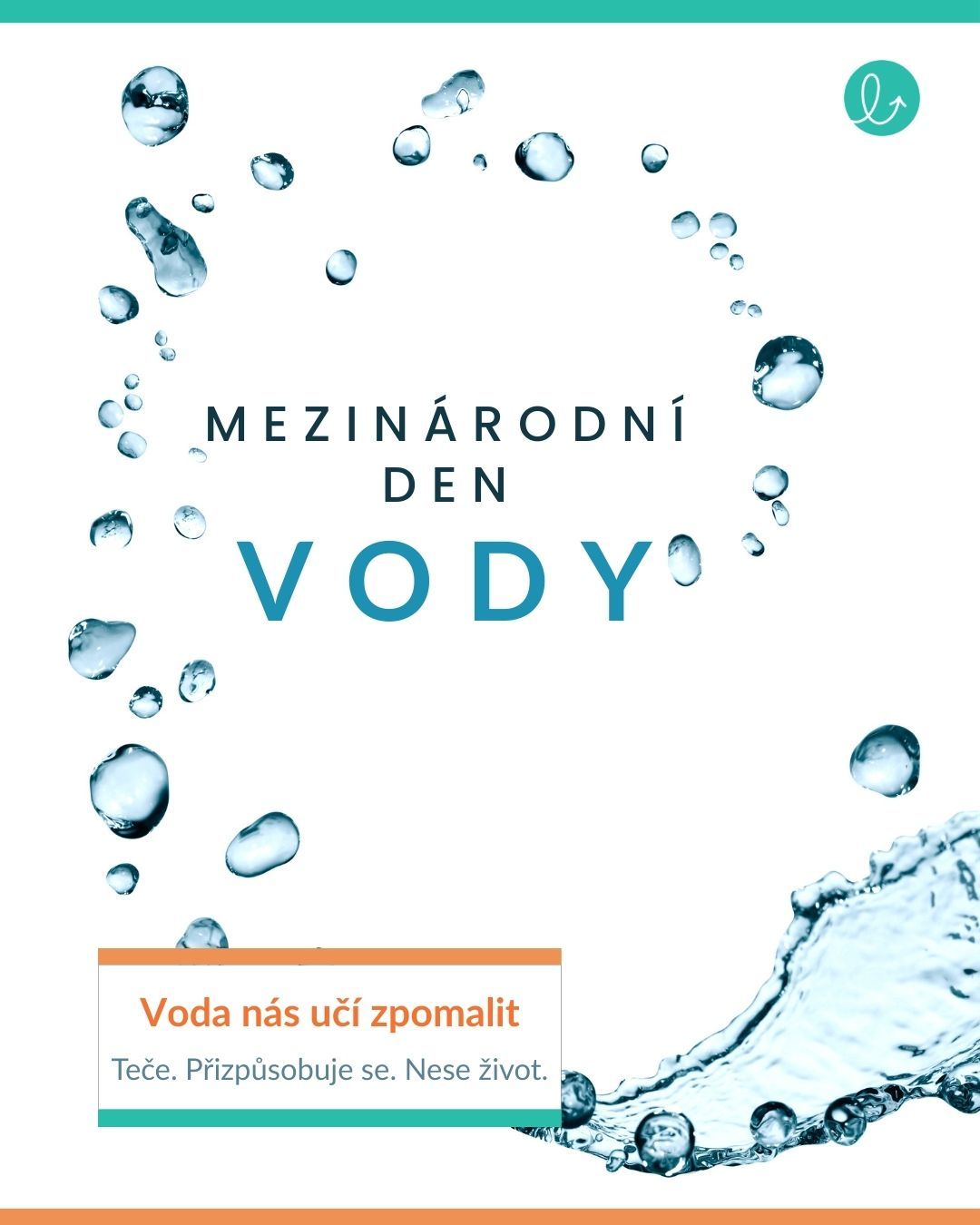 💧Mezinárodní den vody💧
Voda nás učí zpomalit.
Teče. Přizpůsobuje se. Nese život.
Kolik vody dnes vypijete – a kolik prostoru dáte svému tělu?
Možná je dnešek dobrý den na jednoduchou věc:
Napít se vědomě.
Zastavit se.
Vnímat.
Protože péče o planetu začíná i péčí o sebe. 🌿
#mezinarodnidendody #worldwaterday #semwell #mindfulness #vedomazastavka #dusevnizdravi