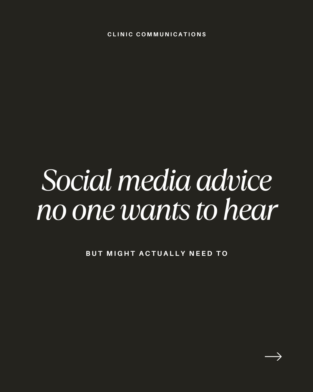 Here are some recent thoughts about social media I thought I would share (out of love)