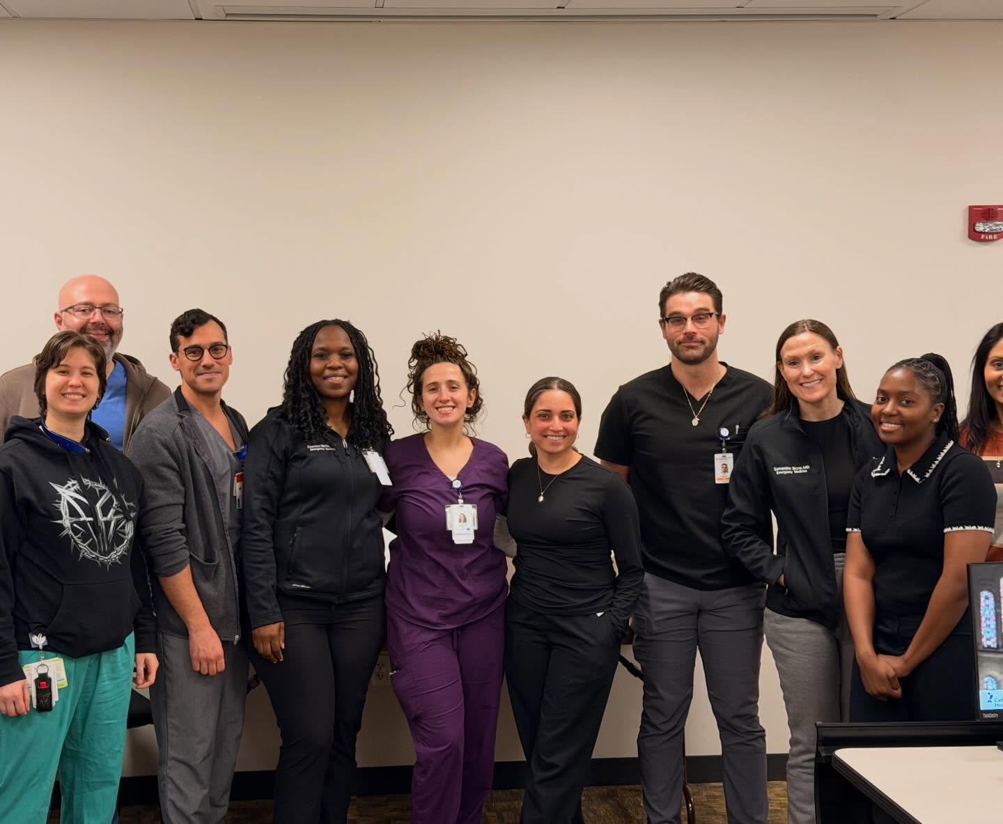 OB in the SIM lab last week 👩🍼🤰🏽👶
We had the chance to run through OBGYN cases with Dr. Livatova (PGY-4), including hands-on delivery practice and high-yield teaching on preeclampsia and other OB emergencies. Big thank you to Dr. Livatova for an awesome and interactive session! We appreciate you!💙
#Simulation #ResidentLife #EmergencyMedicine #obgyn
