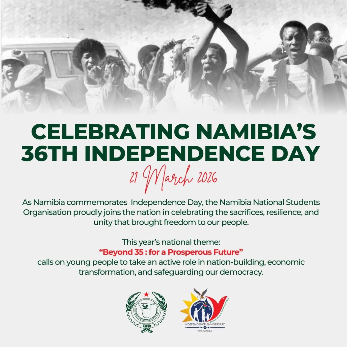 Happy Independence Day Namibia!🇳🇦
Celebrating 36 years of freedom, unity and national pride.✊🏾