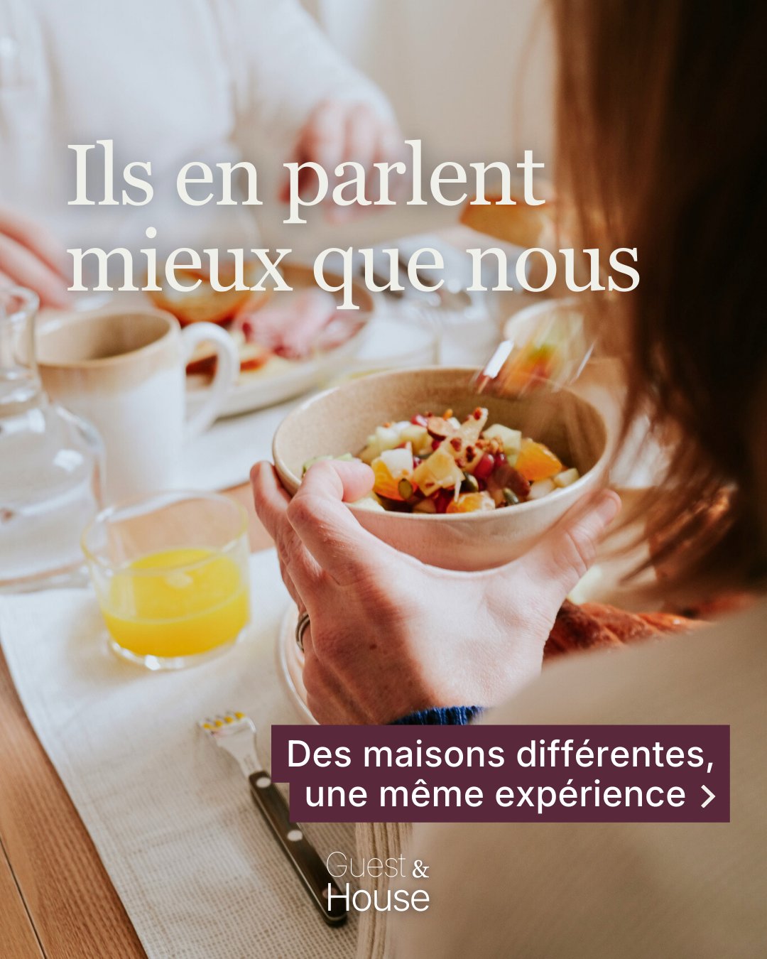 On pourrait vous parler de décoration, de literie haut de gamme ou de petits-déjeuners faits maison.
Mais ce qui nous intéresse vraiment, ce sont les mots que vous choisissez.
Parce qu’un avis, ce n’est pas une note.
C’est une trace.
La trace d’un séjour où l’on s’est senti attendu.
Écouté.
Considéré.
Chaque maison d’hôtes est différente.
Ce qui ne change pas, c’est l’intention derrière l’accueil.
Si vous cherchez une expérience impersonnelle, ce n’est probablement pas ici.
Si vous cherchez un lieu où l’on vous reçoit vraiment, vous êtes au bon endroit 🤝
〰️ 〰️ 〰️ 〰️
Guest & House
🏡 Collectif de Maisons d’hôtes de charme
📍 France & Belgique
🔗 Découvrez votre prochaine destination sur notre site