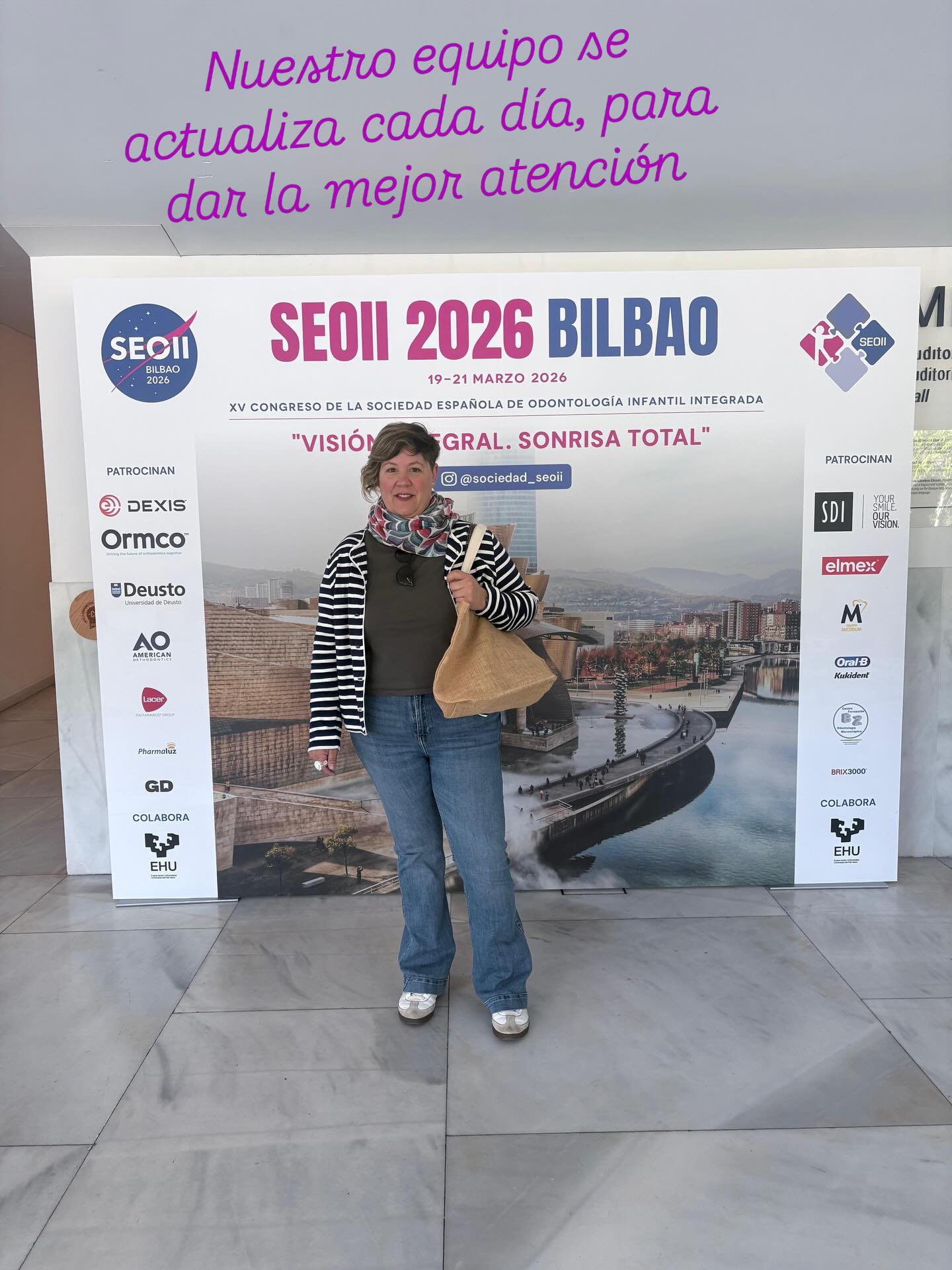 Nuestra compañera Nuria Lorenzo acude al XV congreso nacional del SEOII, para actualizar conocimientos, compartir experiencias y mejorar la atención a nuestros pacientes.