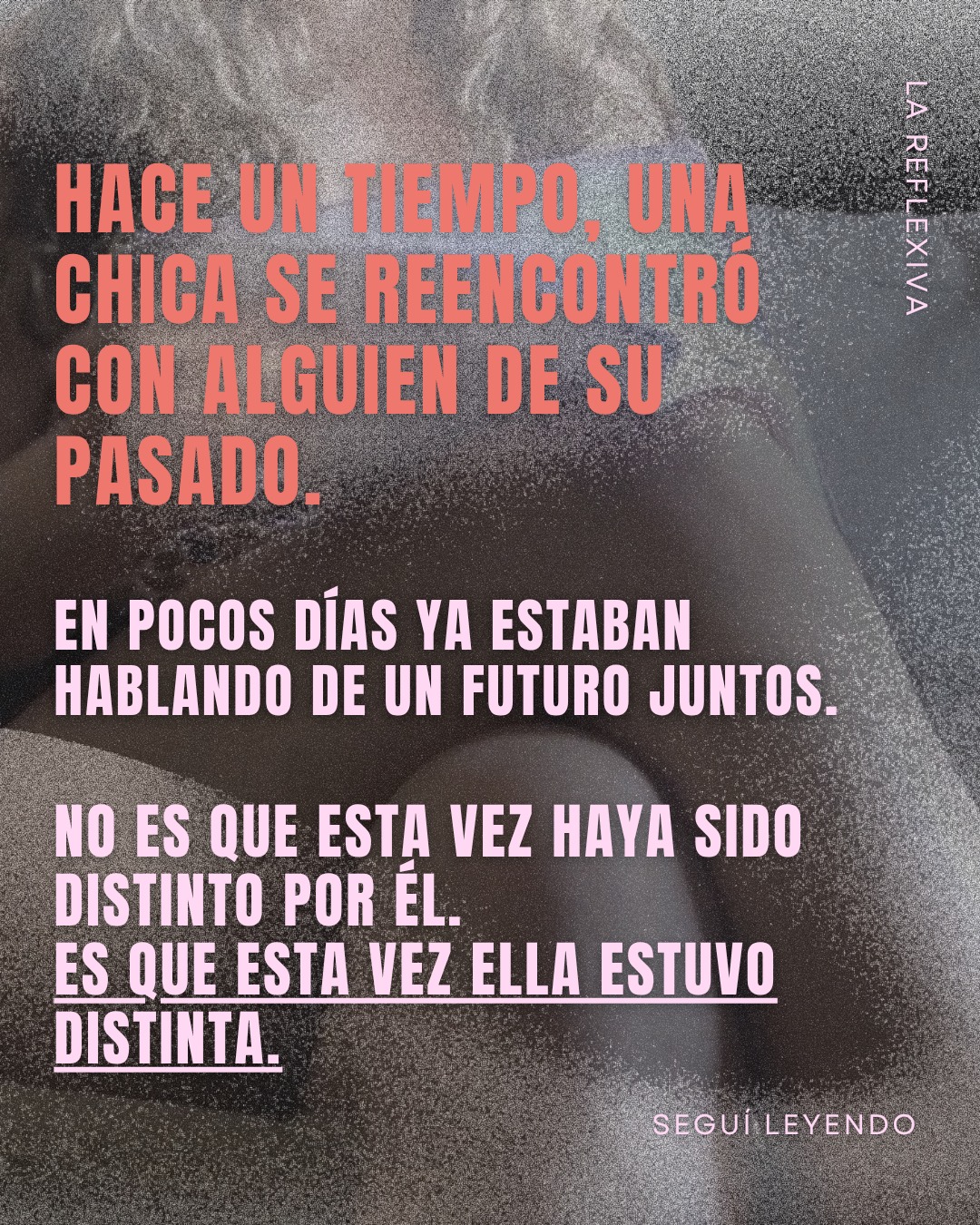 Este es un caso real de los que suceden dentro de TRAVESÍA.
Esto es lo que también está disponible para vos si te animás a darte el tiempo y el espacio para ordenar la información que hay en vos de mucho tiempo.
Acompaño estos procesos porque estuve en ese lugar mucho tiempo. Sentía que la vida siempre me dejaba afuera de tener esa suerte. Entendía que eso no podía ser, así que me dediqué mucho tiempo a investigar en profundiad como darle la vuelta a una situación así.
Travesía es el resultado, son todos los aspectos que tenes que revisar para destrabar y elevar el nivel en tus relaciones.
Travesía es el espacio donde empezás a construir relaciones que se sienten bien en el cuerpo: recíprocas, seguras y expansivas. Donde podés compartir desde el deseo y crear proyectos en común con alguien que también está disponible para vos y para eso.
Ponete en contacto conmigo, para que el amor sea un lugar donde descansar, crecer y disfrutar.
Travesía es para vos.
Con amor, flor
