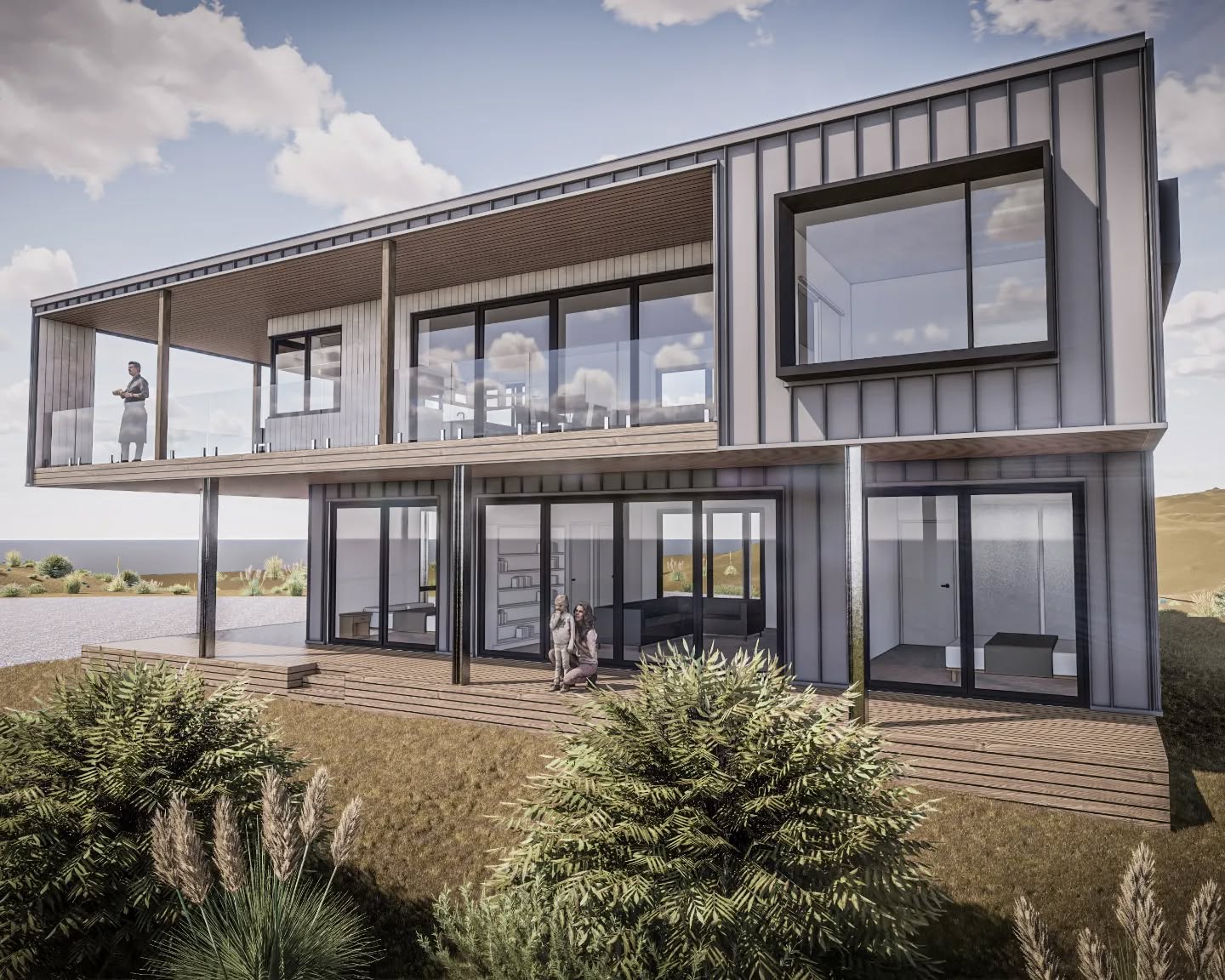 Early days for the design on this one, but what a brief. 9km from a sealed road, 1km of beach frontage, perched on virgin dunes, 360° views, consideration bushfire/storms/environment 👌🤪😁