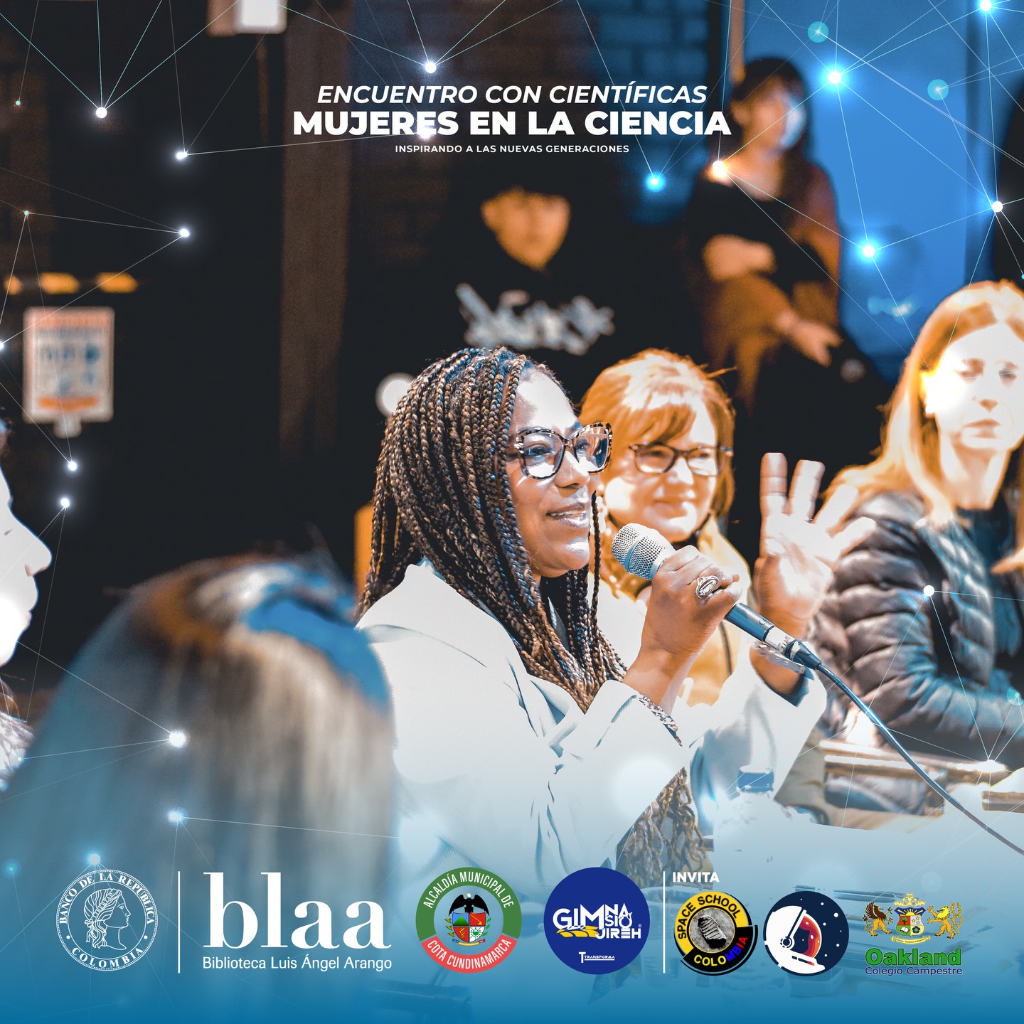 Tuvimos la oportunidad de ser los anfitriones del encuentro con CIENTÍFICAS MUJERES EN LA CIENCIA organizado la Biblioteca Luis Ángel Arango, el Banco de la República, la Alcaldía Municipal de Cota, el colegio campestre Oakland y Space School Colombia 🧬 🧫⚗️ Contamos con la presencia de los colegios Los Andes, El Monaco, Rosario Campestre, entre otros.
inspirando a las nuevas generaciones 🧪🔭👩🔬
#ciencia #mujerescientíficas #cotacundinamarca