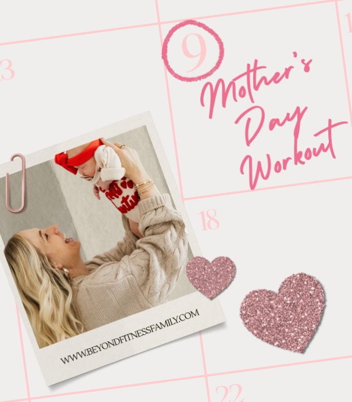 Our mamas deserve the world… and this morning is all about celebrating YOU✨
Join us for our FREE Mother’s Day Event on Saturday, May 9th from 10AM–12PM 💗
To the women who do it all — who love endlessly, give selflessly & show up every single day with strength and grace🩷 You are powerful, you are inspiring & you are so deeply appreciated 🌸
Grab your girls, bring your babies, and come pour back into you 💐
And if you’re not in the mood to workout? That’s completely fine too! Come hangout, shop & enjoy all the girly, feel-good things we have planned:
☕ Fresh coffee
✨ Boutiques
🕯 Candles
🎨 Face painting for the littles
🌸 Flower bar
💧 IVs & more
Event flow:
💖 10–11 AM: Pilates x Strength (Moms & Ages 15+)
💖 11–12 PM: Mommy & Me (Newborn–14) led by our pelvic floor therapist @babiestobarbells_complete_ompt
We can’t wait to love on all our beautiful, powerful mamas 💗✨
#beyondfitnessfamily #allwomensgym #mothersdayevent #mamasdayout #mothersdayevent
