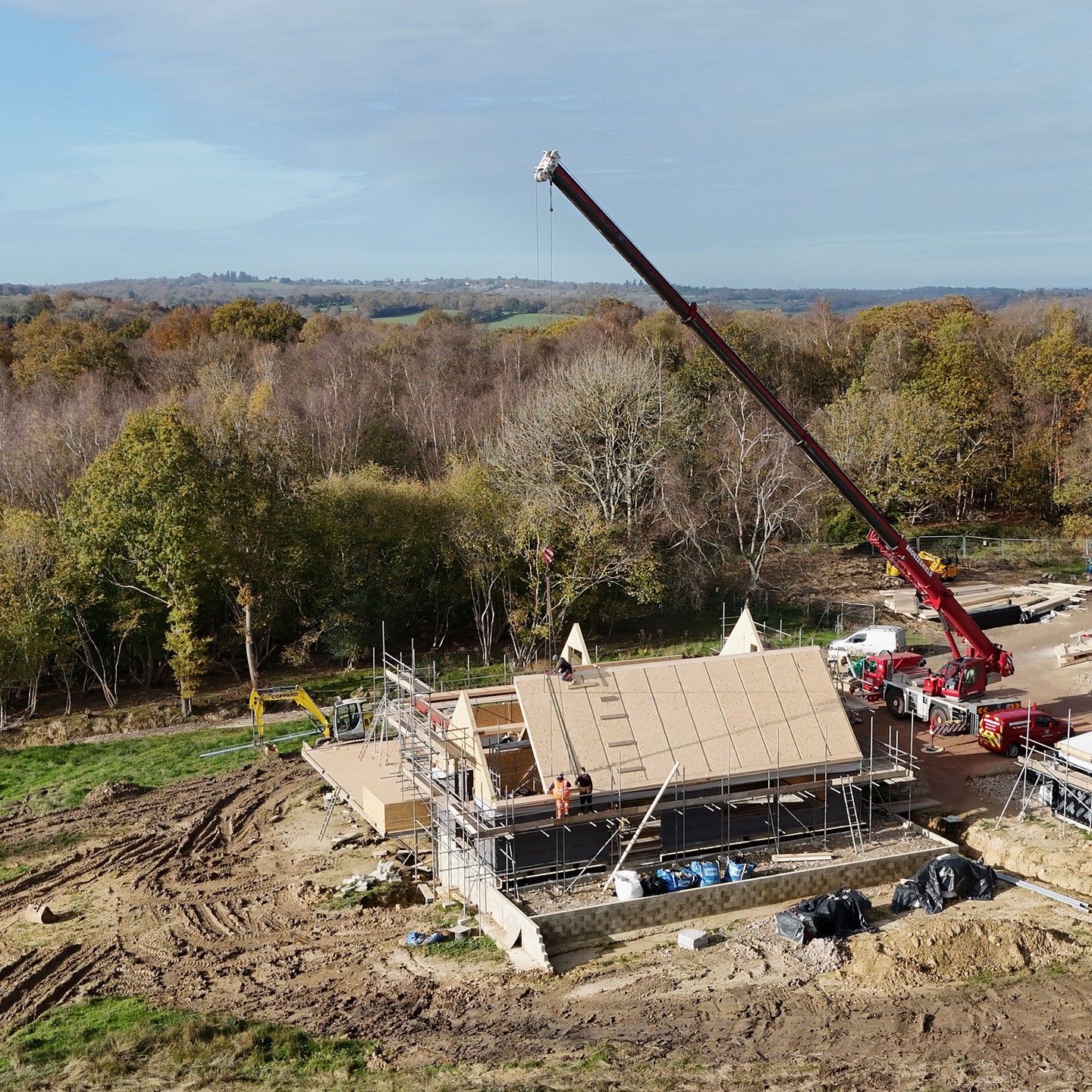 Wadhurst / Work in Progress - Luxury Countryside House
Architects @theisandkhan
Photos @lookingdown1
#construction #architecture #architect #newbuild #luxury #house #granddesigns #newbuildhouse #modernhouse #onsite #progress #contractor #contemporaryarchitecture #residentialarchitecture #eastsussex #autumn #countryside #nature
