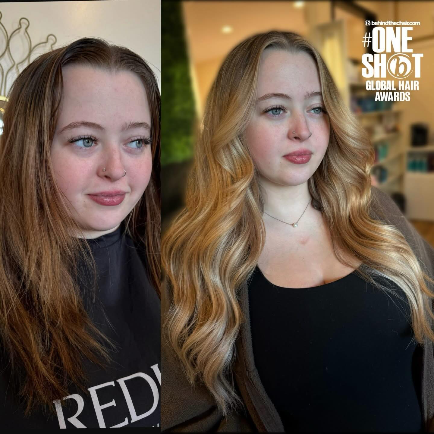 Transformation ✅ 22” extensions and a FULL head of foils and balayage by the one & only @samis_snips on this beautiful mama to be!💖✨✨