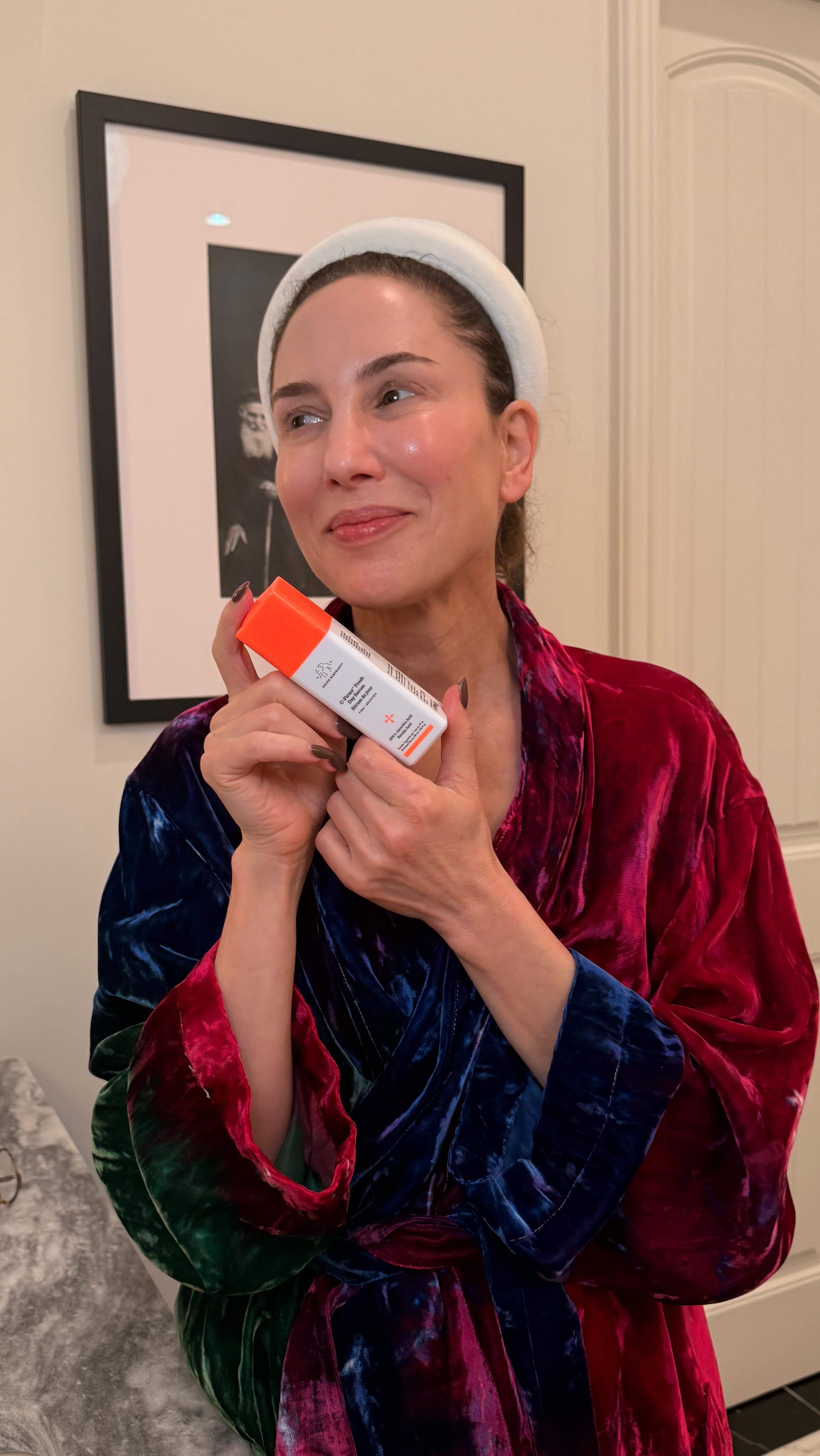 #DrunkElephantPartner I believe in responsible living.
Which is why every morning I apply my vitamin C: Drunk Elephant C-Firma Fresh Day Serum.
Bright skin. Firm skin. A solid life choice. Everything that happens after that? Chaotic outfit changes. Too many accessories. Sunglasses indoors. But technically… I already made my responsible decision. #Skincare @drunkelephant