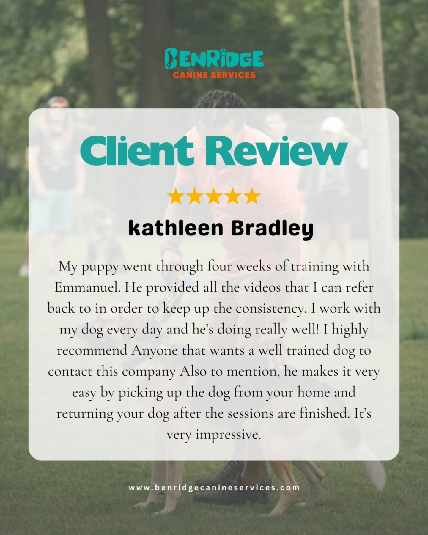 Nothing makes us happier than seeing both dogs and owners succeed after training. 🐾
This pup recently completed our 4-week training program, and it’s great to see the continued progress at home. Consistency from the owner plays a huge role in long-term success, and when training is followed through daily, the results really show.
We always aim to make the process as smooth as possible for our clients, from structured training to guidance and support that owners can continue using long after the program is finished.
Thank you for trusting us with your dog’s training journey. We truly appreciate the support and feedback from our clients.
📍 24 Pillar Rock Crescent, Markham, ON L6C 3H4, Canada
📞 (647) 425-4838 / (647) 807-8761
🌐 www.benridgecanineservices.com
#DogTraining #BenridgeCanineServices #DogTrainingMarkham #DogBehavior #DogObedience