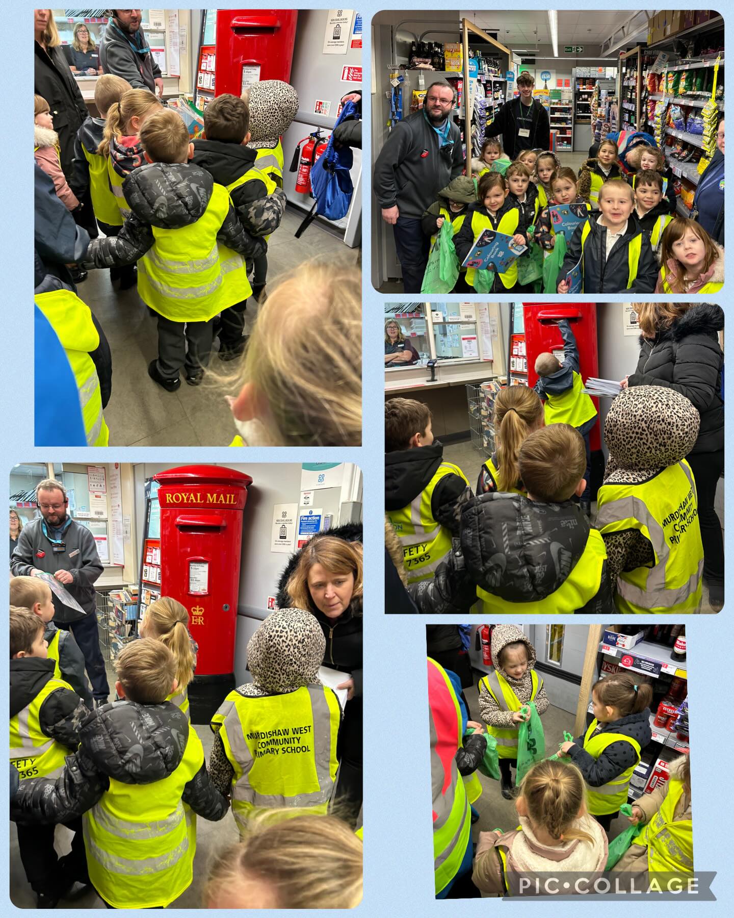 Thank you to @coopuk for helping Robin Class learn about sending a letter using the postal service. #mwcppshe