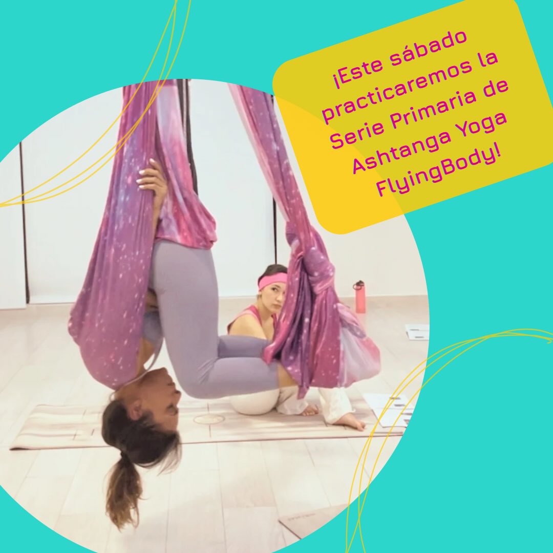 Este fin de semana tenemos nuestro taller de Ashtanga Flyingbody 🕉️
Dedicaremos 2 horas a aprender la técnica de las posturas de la Serie Primaria de Ashtanga 🧘🏻♀️ Yoga Chikitsa 🪷 en el columpio Flying Body como una terapia para desintoxicar, alinear y fortalecer el cuerpo y el sistema nervioso 🧠
Generando calor y fuerza interna a través de la respiración Ujjaji durante la práctica 🫁
Específicamente recomendado para “ashtanguis” que quieren explorar una nueva forma de práctica divertida y creativa que brinda una comprensión más profunda de las posturas tradicionales y alternativas que permiten que la práctica sea más suave en el cuerpo. Sin embargo es un taller donde tod@s son bienvenid@s a explorar nuevas posturas en el columpio de Yoga Aéreo FlyingBody 🤸🏻♀️