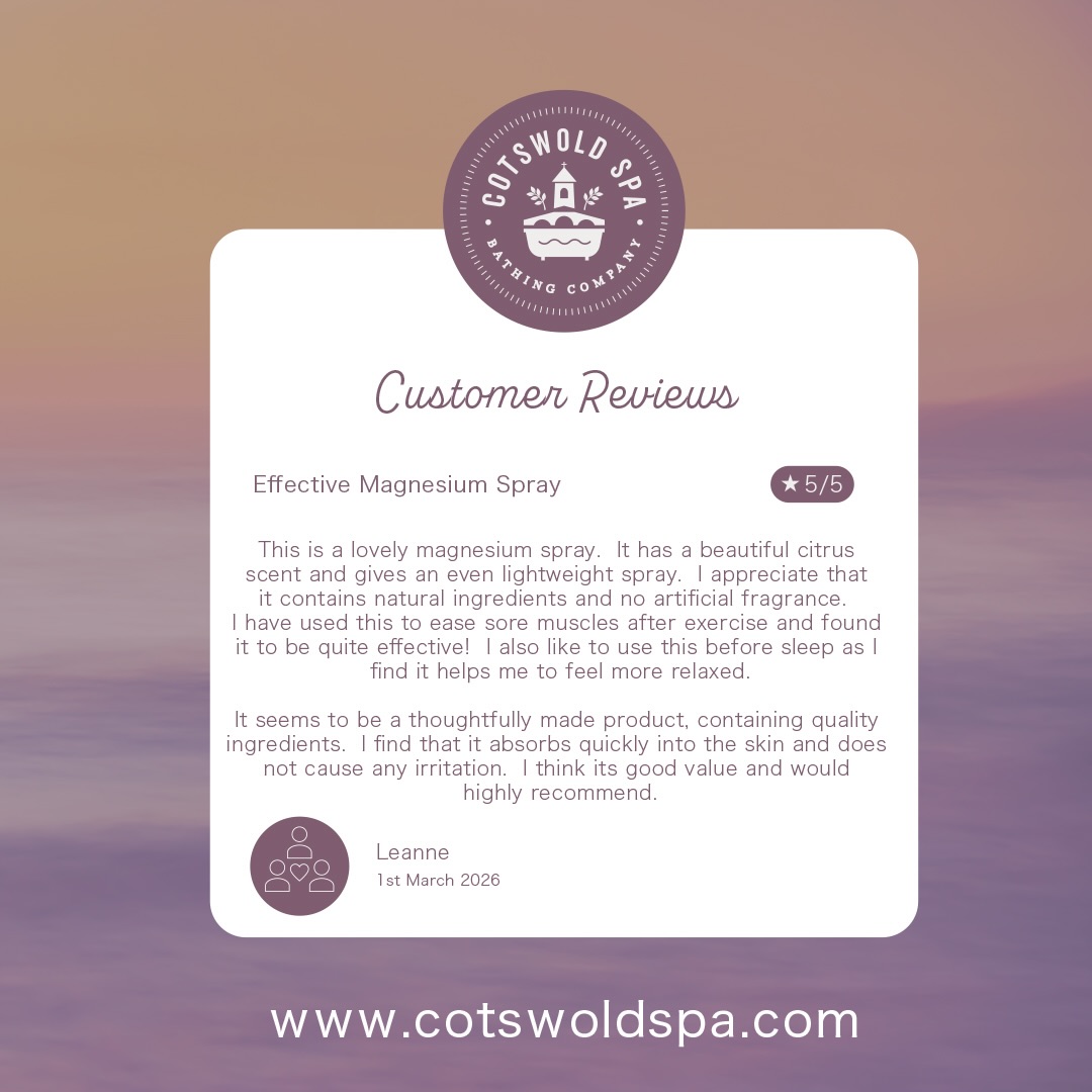 🌿 A Gentle Thank You 🌿
To all our lovely customers 💚
We’ve been receiving some beautiful reviews lately, and it truly means so much to us to hear your thoughts and experiences. Knowing how our products bring moments of calm, comfort, and relaxation into your day is something we deeply appreciate.
Please do keep sharing your feedback — we always love to hear from you. 🌿✨. #magnesium #wellness #selfcare #unwind #relax