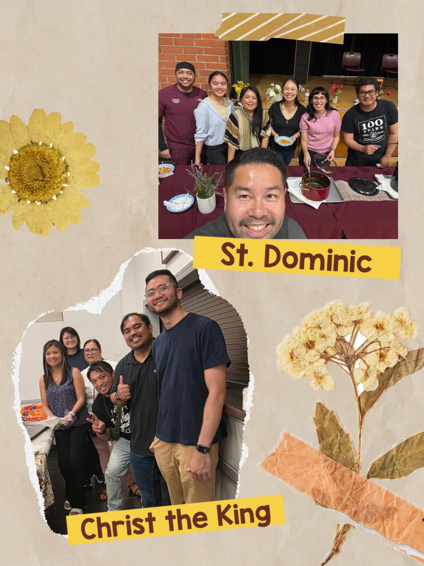 Lent 2026. Stations of the Cross and Lenten Soup Supper. Grateful for this walk with the Lord during this special season, and for the opportunity to serve our parishes with SFC & CFC, as well as local young adult ministries 🙏
