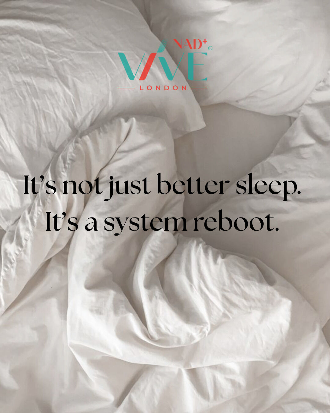 Wake up truly restored with VIVE-NAD+
It’s not just better sleep. It’s a system reboot.
#vivenad #nadplus #sleepscience #wellness