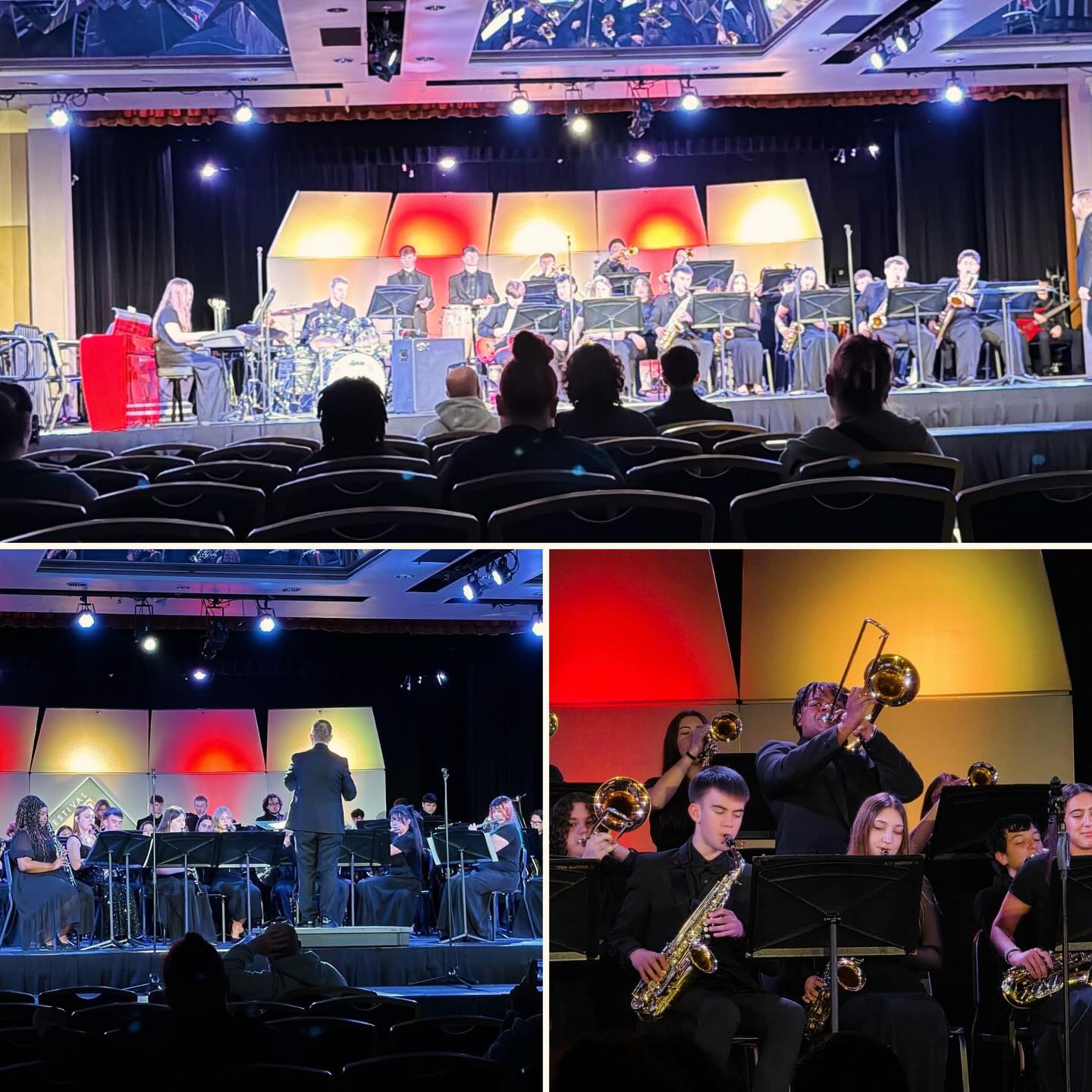 Huge congrats to our CE Concert and Jazz Bands at Festival Disney! Concert Band got an Excellent rating and 3rd in Class A, while Jazz Band crushed it with a Superior Rating and the GOLD Jazz Band Overall Award! Out of 14 bands (Concert and Jazz), Jazz Band finished 3rd overall with a score of 93.7! Shoutout to Leo Hughes for his outstanding soloist award. Proud of you all, what a blast at the House of the Mouse! #festivaldisney2026