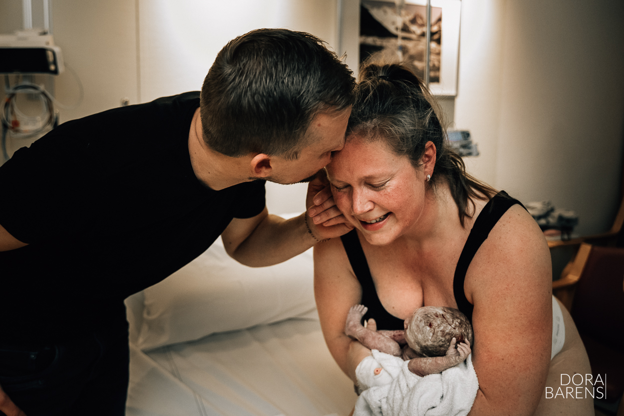 That escalated quickly.
A wild start. A strong little one. And two very proud parents who handled it all like champs.