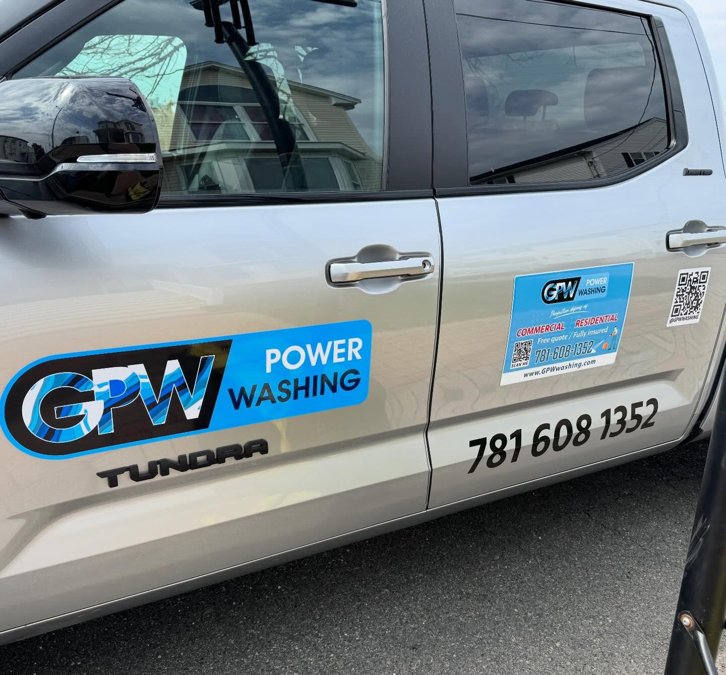 Logos & decals for GPW Power Washing 💧✨
We transformed this vehicle with professional logos and decals.
We also included a QR code so even from a distance people can scan it and instantly get all the business information 📲.
Your vehicle can also become a 24/7 mobile advertisement.
Your brand could be next.
📩 everybrandmass@gmail.com
📞 617-359-5955
#VehicleGraphics #CarDecals #BusinessBranding #carwrap #businesscar