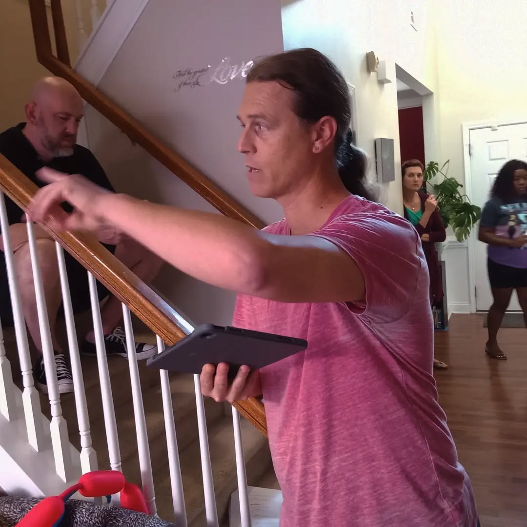 Two nights ago, I got a call to be the producer of a 48 hour film project in Charlotte and after a 2.5 hr drive and a late night with only an hour or so of sleep, I'm sitting watching the magic happen. I've made connections. I've made friends. I've made colleagues. They're in my flock now as much as I'm in theirs.
Thanks for a good time y'all.
#blessed #creativecollaboration #successsaturday #setlifeisthebestlife #filminnc #superhero #comingofage #teamworkmakesthedreamwork #yesnewfriends #mypeople