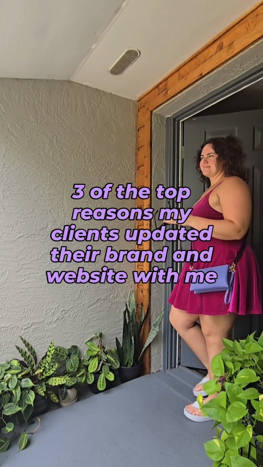 Are you passionate about what you do?
If any of these hit home for you, let's chat, because things don't have to feel this way.
We put SO much heart into what we do and here are some things that my clients have felt and why they decided to book with me:
1. Lack of inspiration and creativity 🫠 Without visual direction and strategy on how to use vour brand, you might be struggling on how to show up with your business.
2. Hitting a plateau 😵💫
You ramped up and reached some REALLY amazing goals for yourself, but lately things just feel "meh", you might have hit burnout, struggling to find direction again or not sure what to do now.
3. You have no consistency 🧐
First, just know consistency = trust. Our brands and websites are the easiest way to develop trust with our dream clients/audience/community because consistency feels like they know you and you GET them.
Where are you at in your business journey right now? 🙂