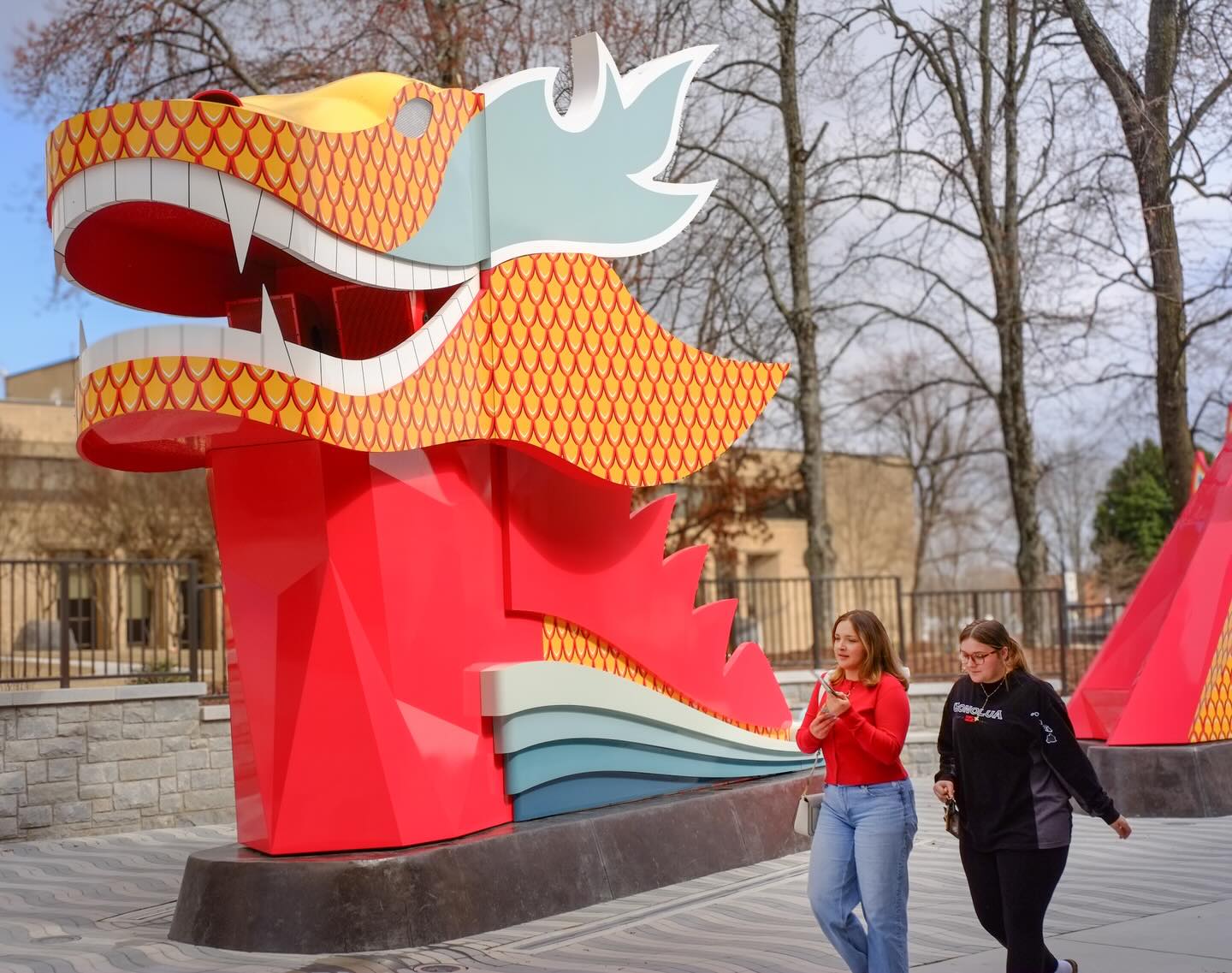 The giant #GainesvilleDragon ! #GainesvilleGA #FujifilmXE1 #Viltrox28mmf45