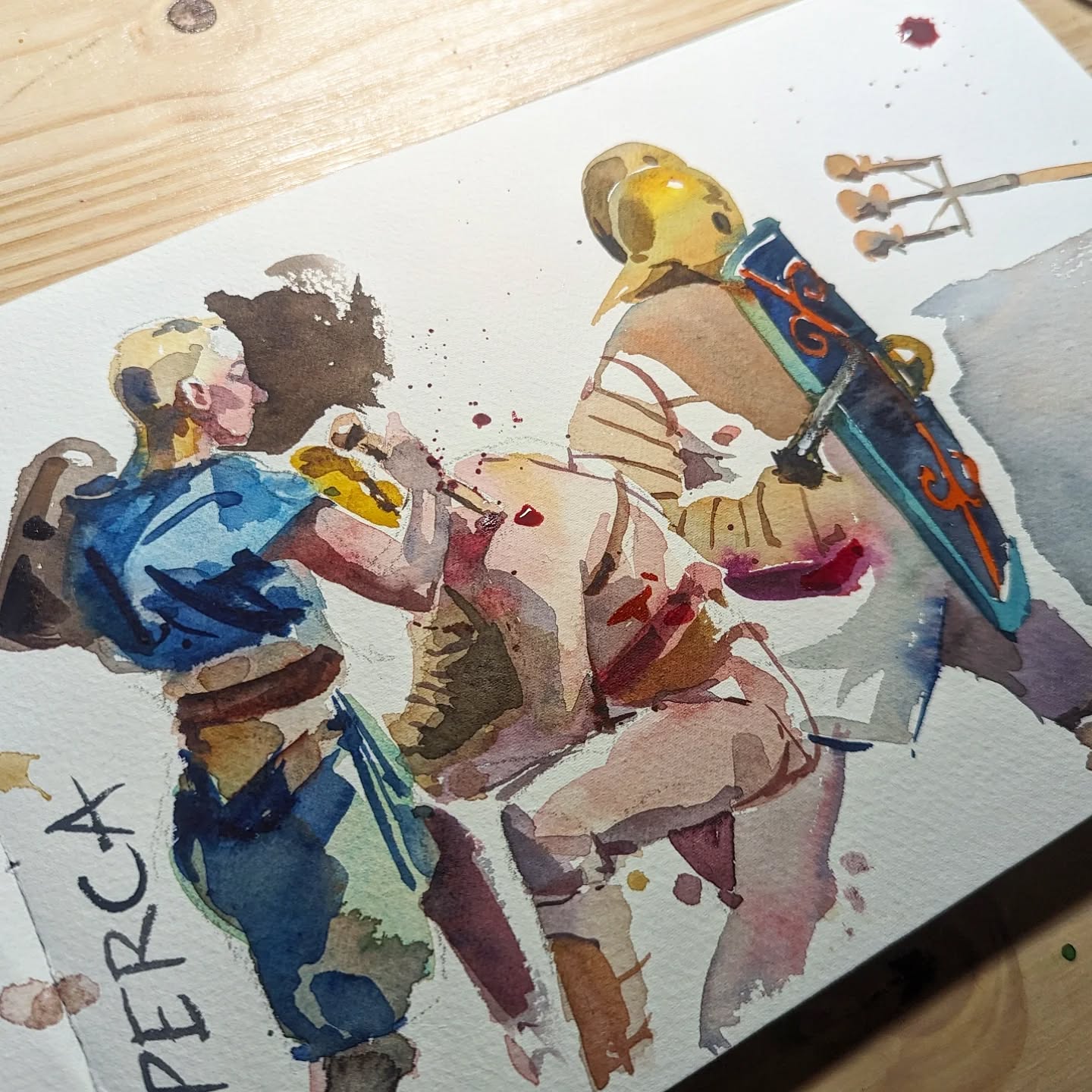 Ce week-end, il y avait le festival gallo romain à @lugdunummtr, je n'ai malheureusement pas pu y assister mais je vous partage à la place les dessins que j'ai réalisé l'an dernier lorsqu'on a fait venir des gladiateurs dans notre atelier suite à ce festival! @atelier_baobab_66
Avec Astyanax et Luperca de l'association @pax.augusta ⚔️
#modelevivant #lyon #activitelyon #gladiateurs