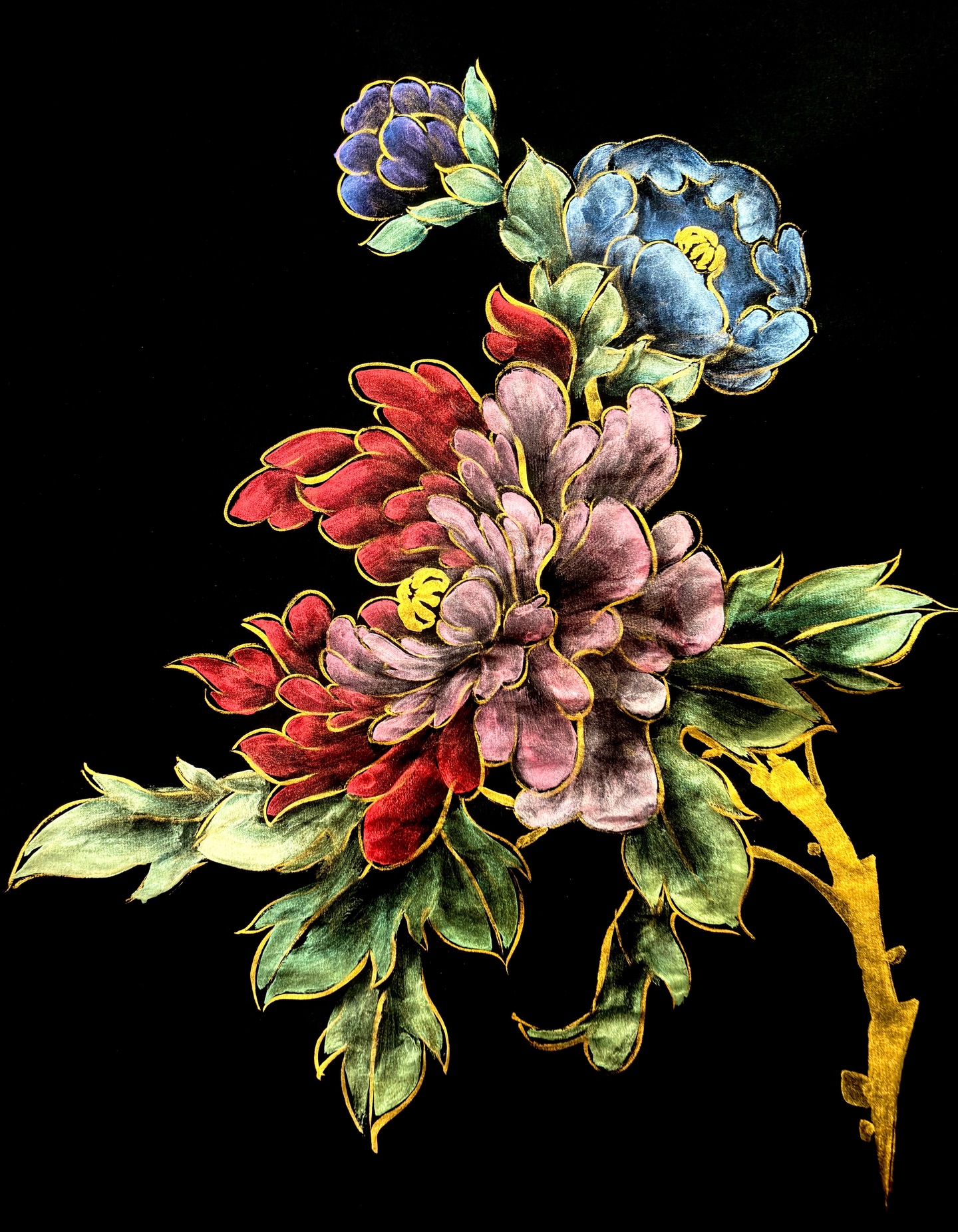 Officially flower season!
#springequinox
#peony
#chinesebrushpainting
#ricepaper