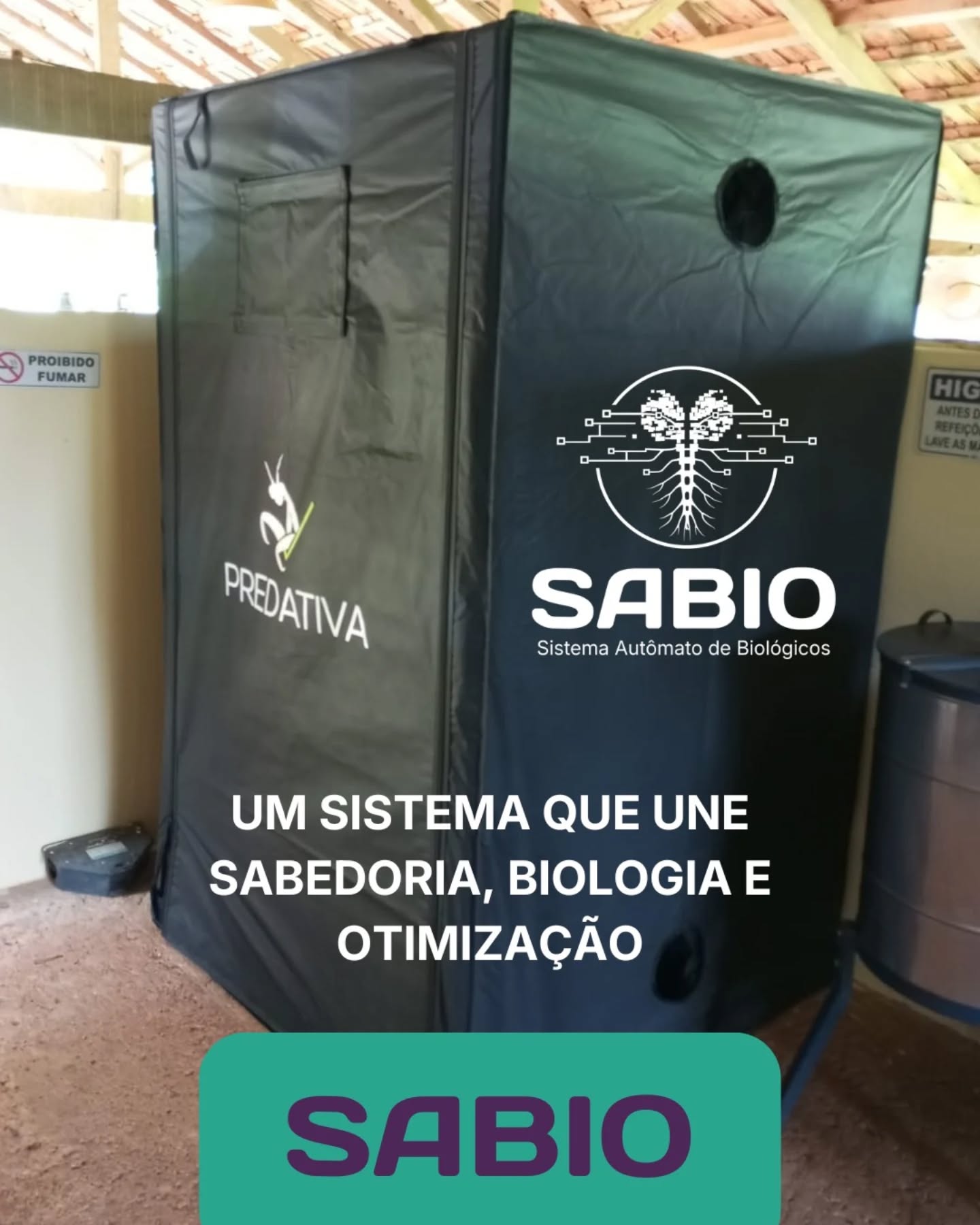 Depois de anos observando, aprendendo e testando, chegamos a um novo conceito.
Um sistema que une Sabedoria, Biologia e Otimização - SABIO.
Em breve, você conhecerá o resultado dessa síntese.
#sabio #predativa #controlebiológico