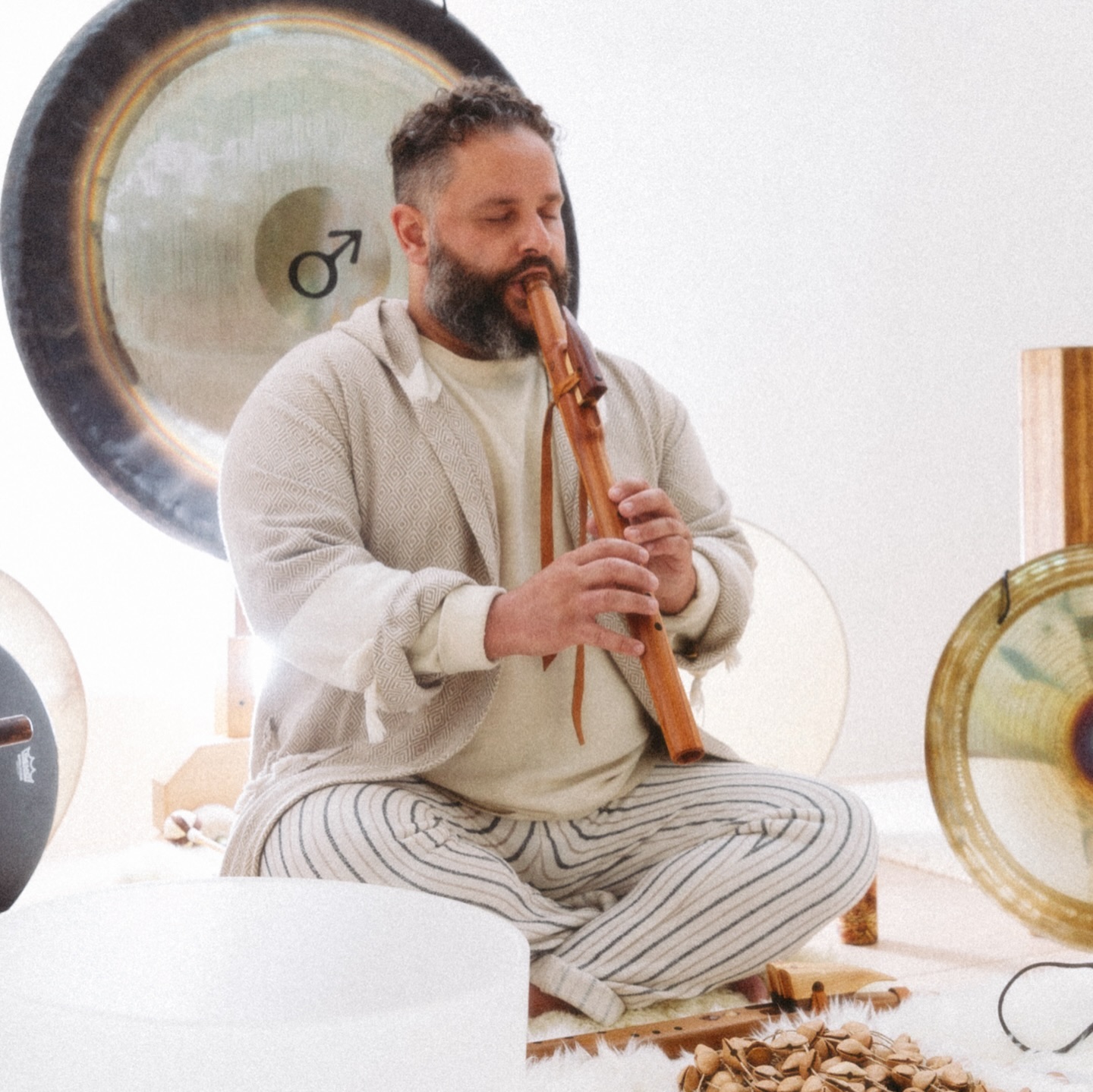 Through sound, silence remembered. Through silence, sound awakens. Join us for upcoming celebration of presence through ceremonial tea and sound @rosedenandtea by @natasharadwan & @_thegongman_
