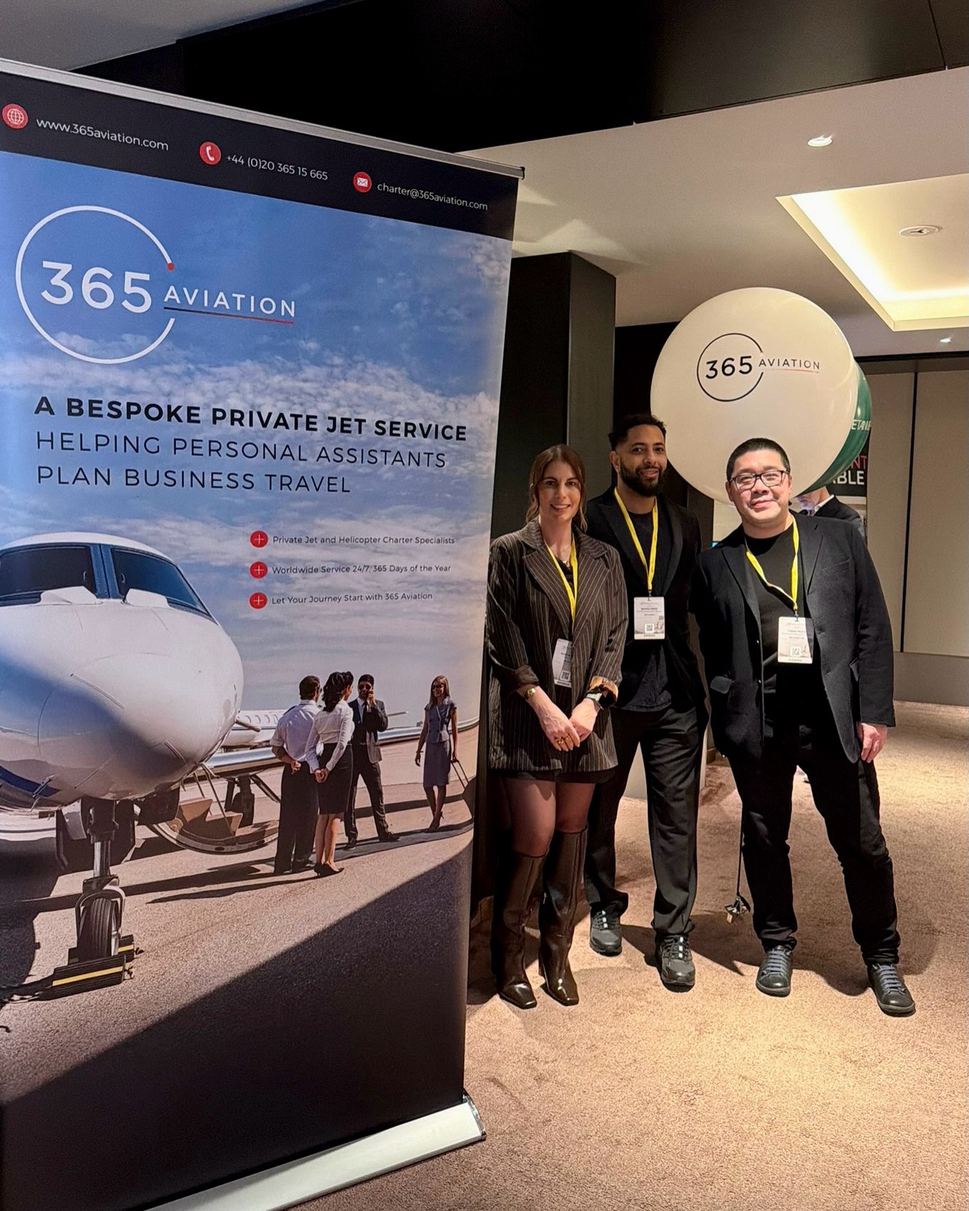 And that’s a wrap for the Miss Jones Group Spring Fair!
A huge thank you to everyone who took the time to meet the 365 Aviation team. We also want to give a big shoutout to the @missjonesgroup for hosting such an incredible event! ✈️
If you missed us at the fair or are interested in learning more about how we can assist with upcoming travel plans, don’t hesitate to get in touch! You can contact us at charter@365aviation.com or send us a DM. We’d love to chat 👋
#365Aviation #PrivateJetCharter #SpringFair2026 #MissJonesGroup #Networking
