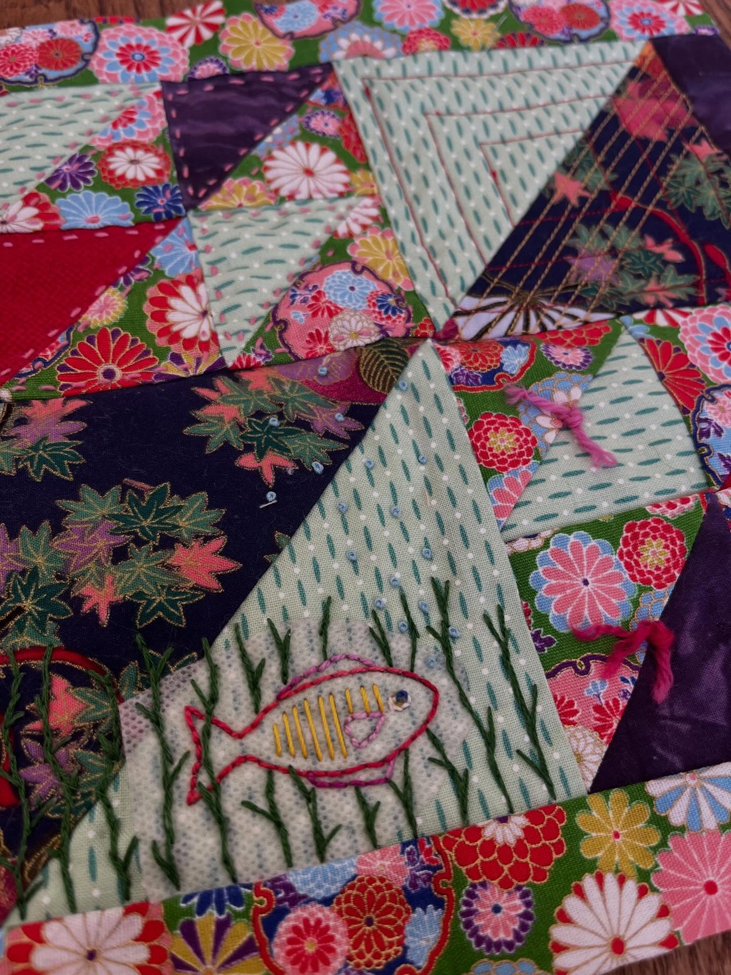 Trimmed and ready for binding! #quilting #miniquilt